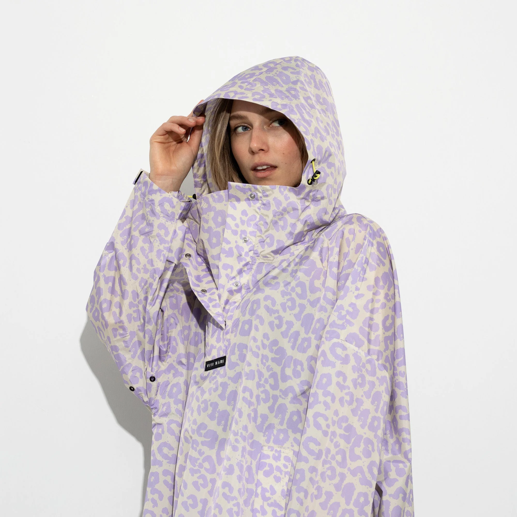Raincoat leo splashes lavender/grey - Image 6