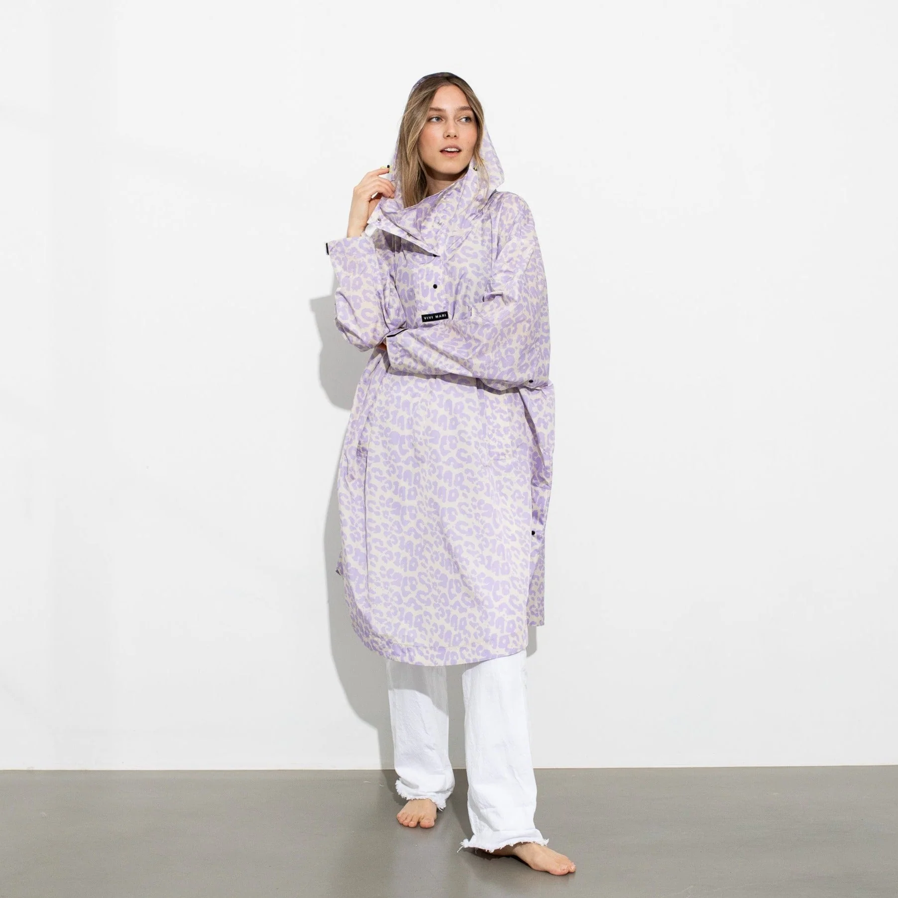 Raincoat leo splashes lavender/grey - Image 7