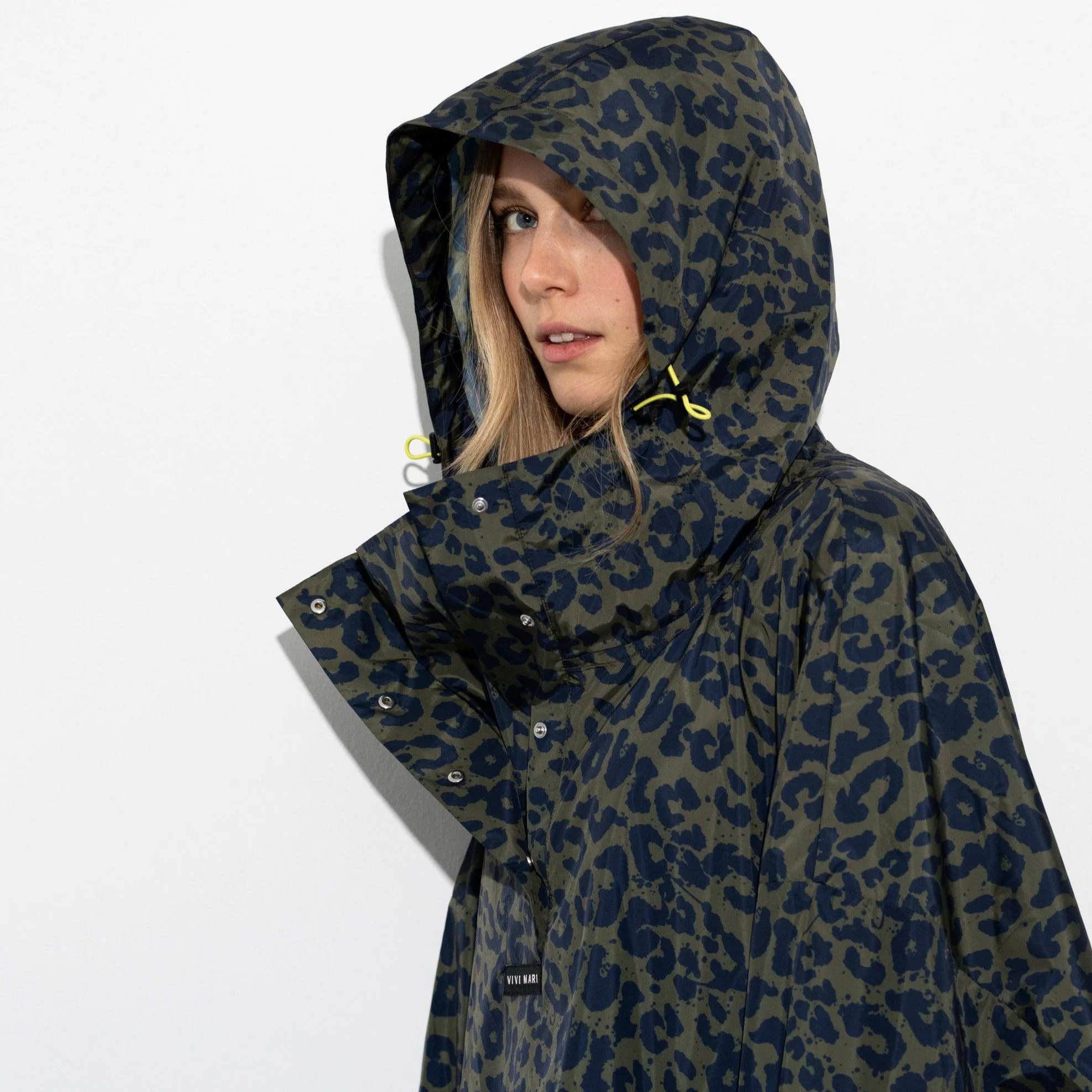 Raincoat leo splashes navy/olive - Image 14