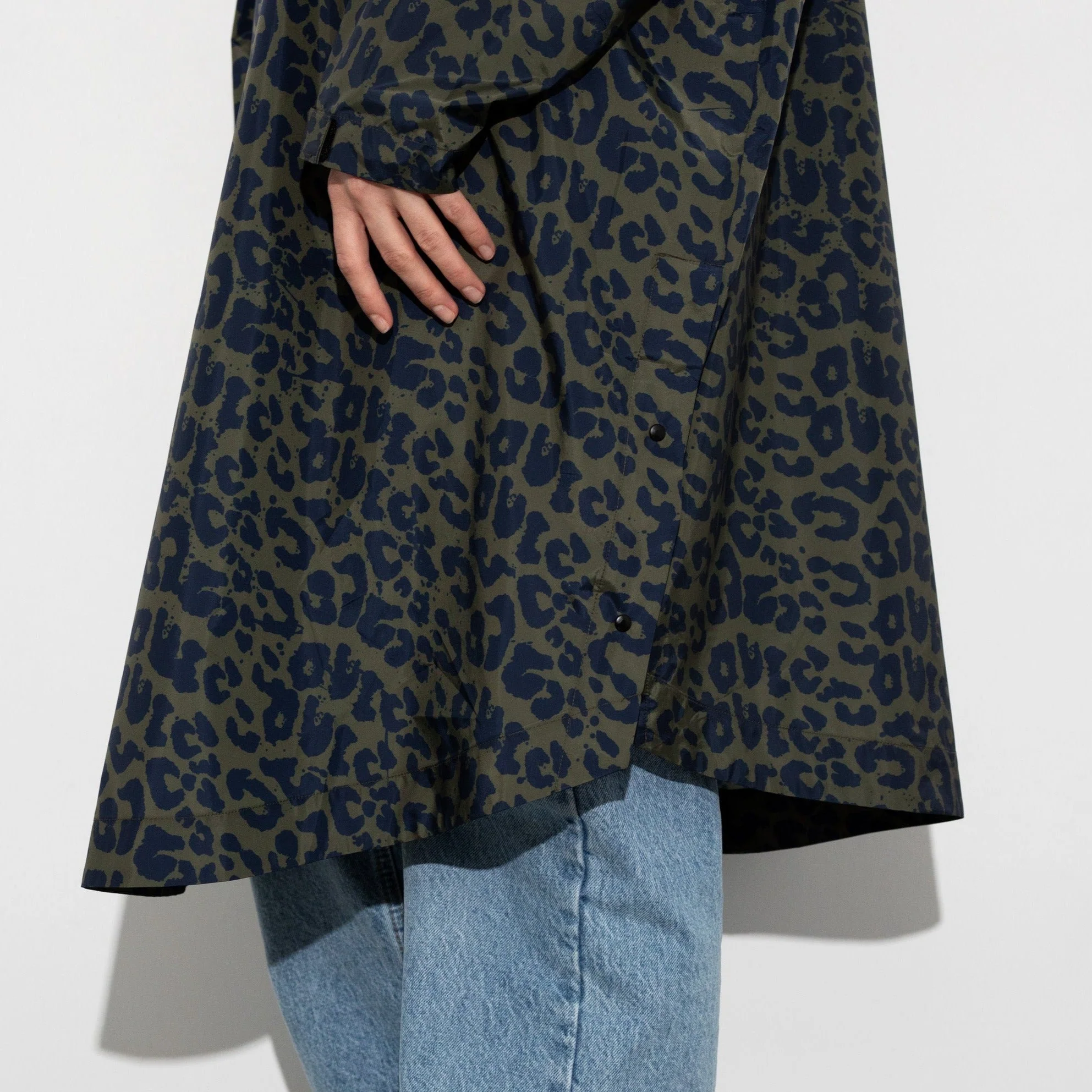 Raincoat leo splashes navy/olive - Image 15