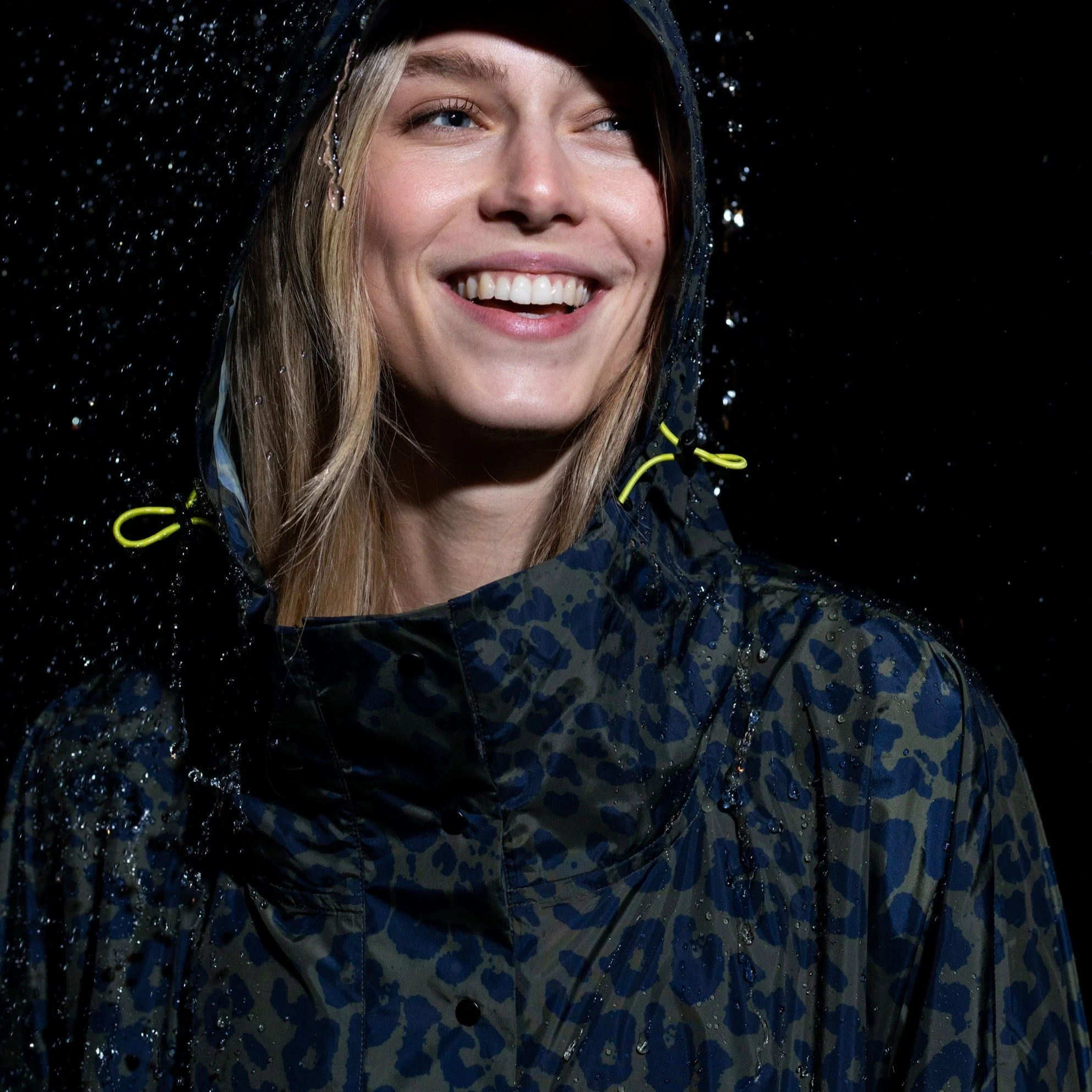 Raincoat leo splashes navy/olive - Image 19