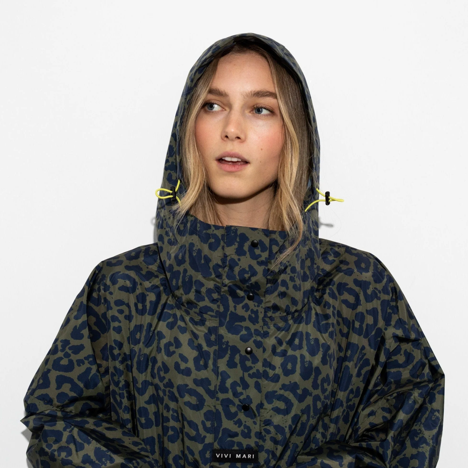 Raincoat leo splashes navy/olive - Image 21