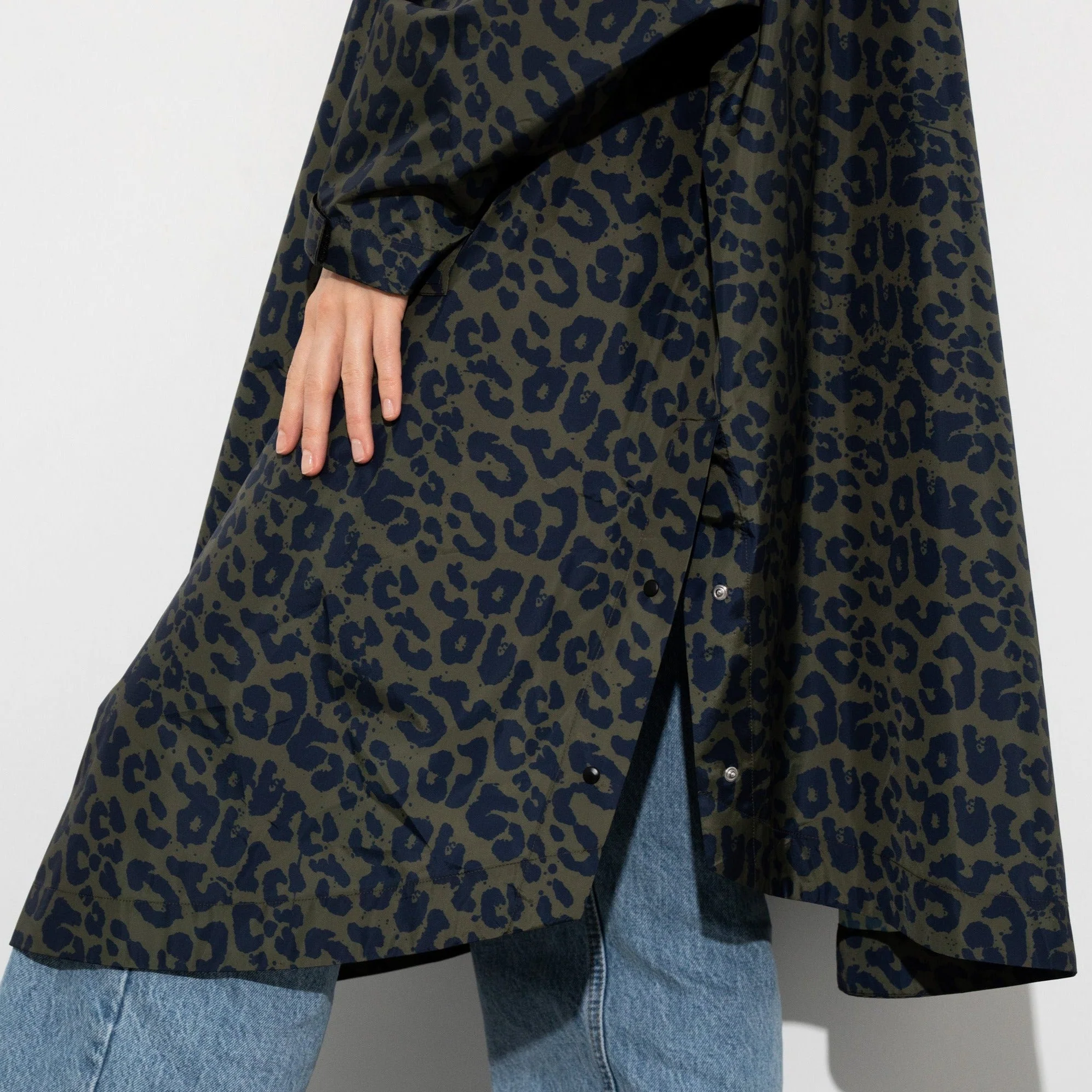 Raincoat leo splashes navy/olive - Image 22