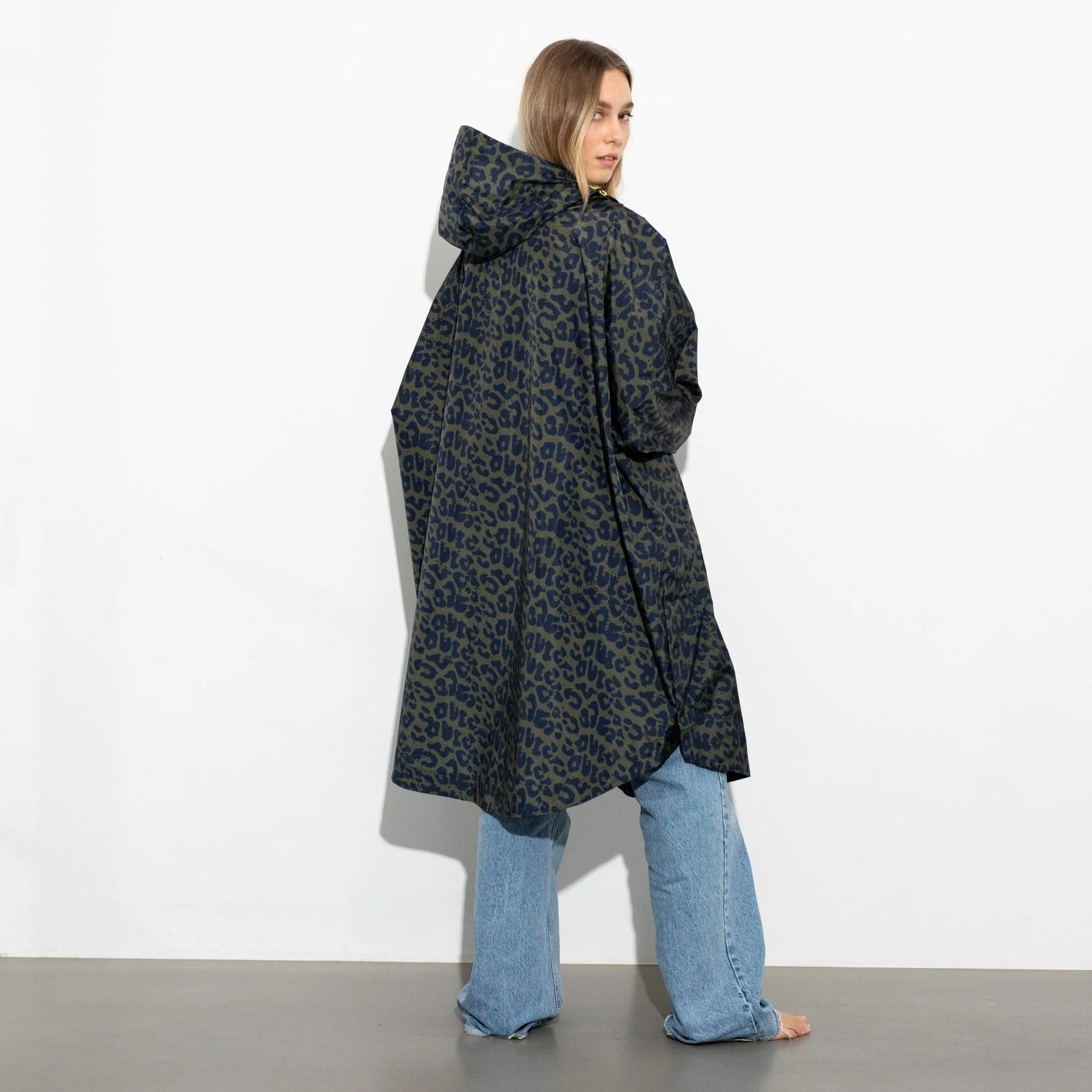 Raincoat leo splashes navy/olive - Image 3