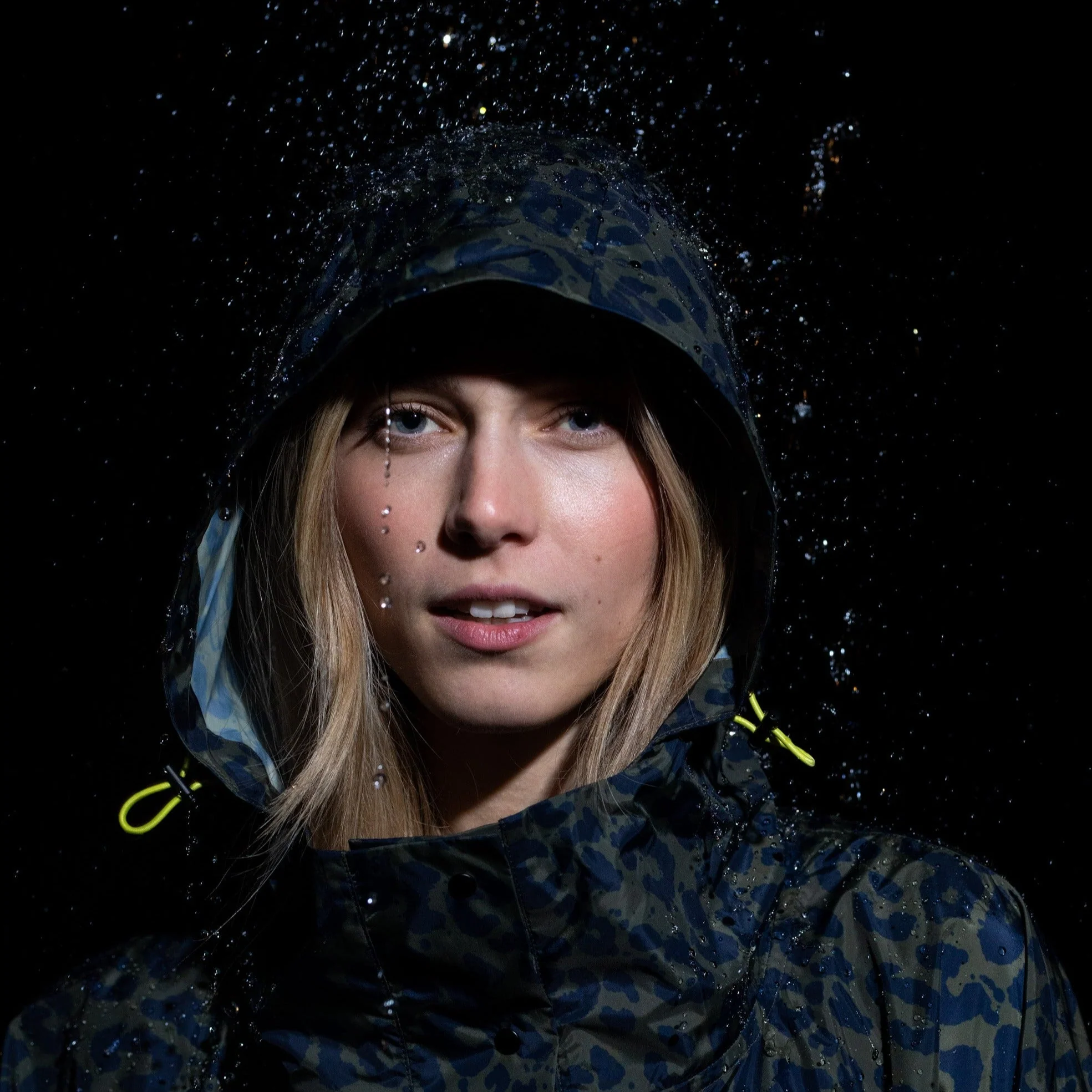 Raincoat leo splashes navy/olive - Image 6