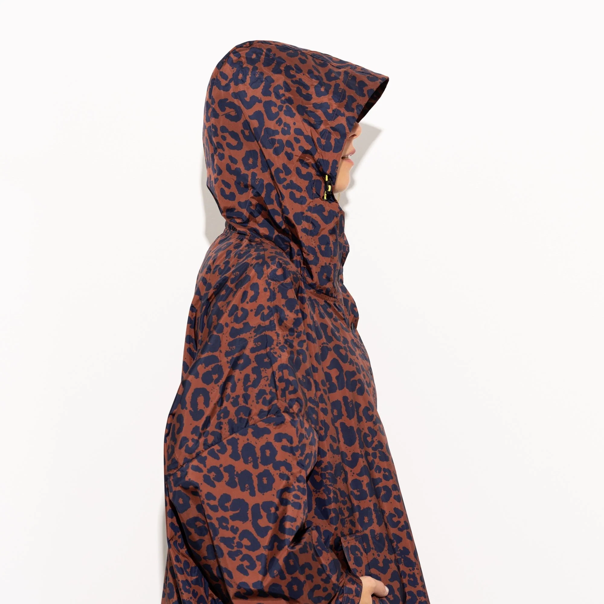 Raincoat leo splashes navy/rust - Image 6
