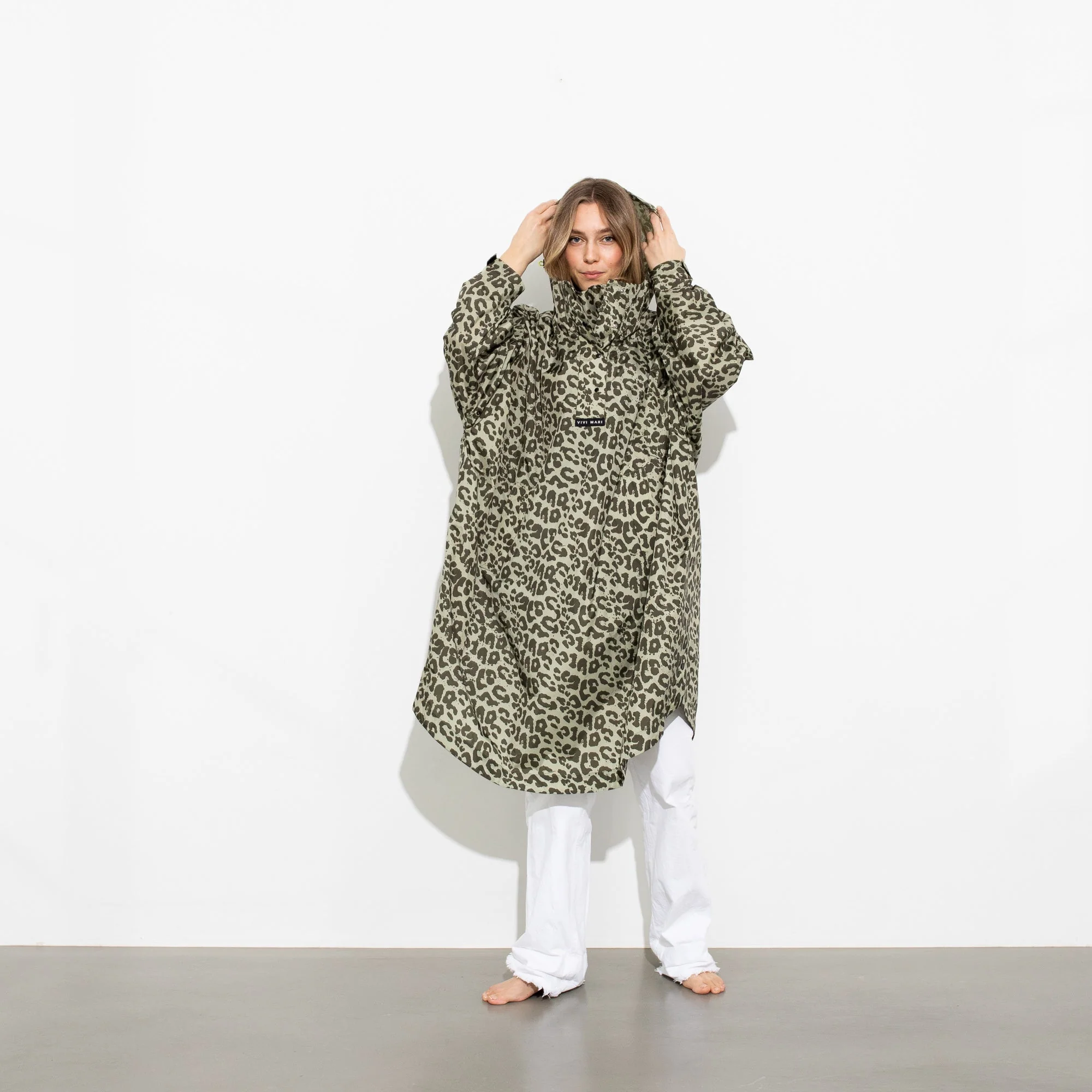 Raincoat leo splashes olive/pale olive - Image 16