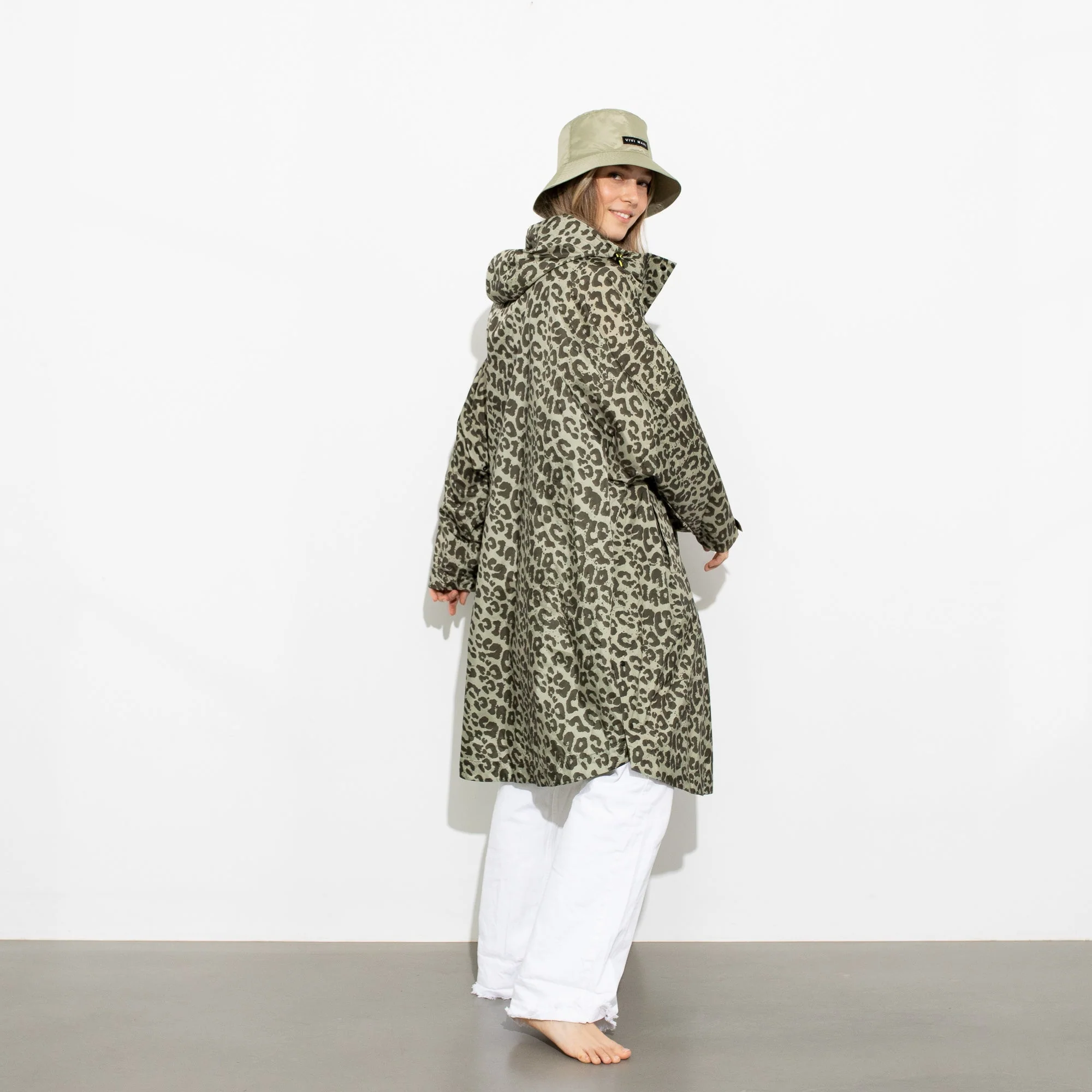 Raincoat leo splashes olive/pale olive - Image 3