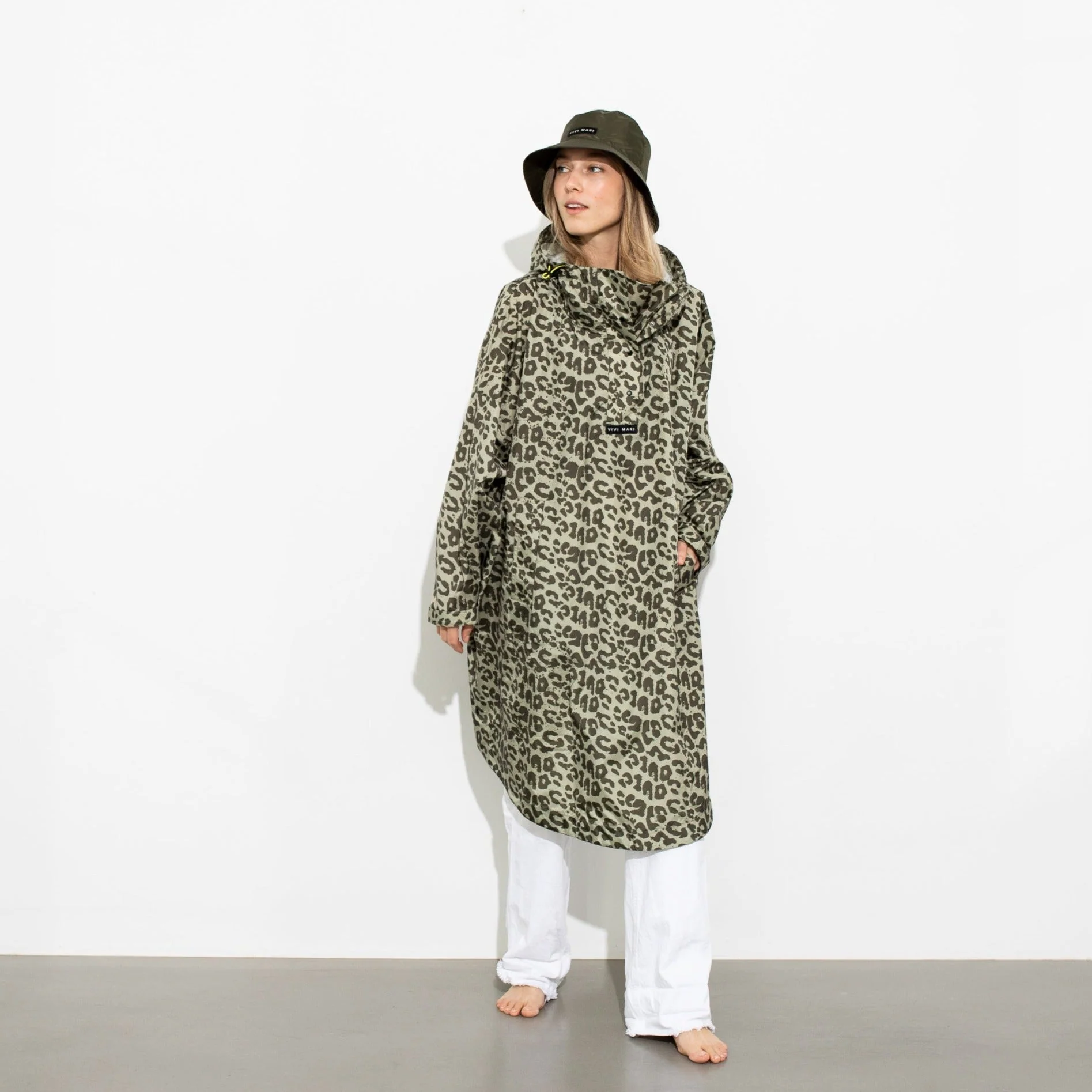 Raincoat leo splashes olive/pale olive - Image 4