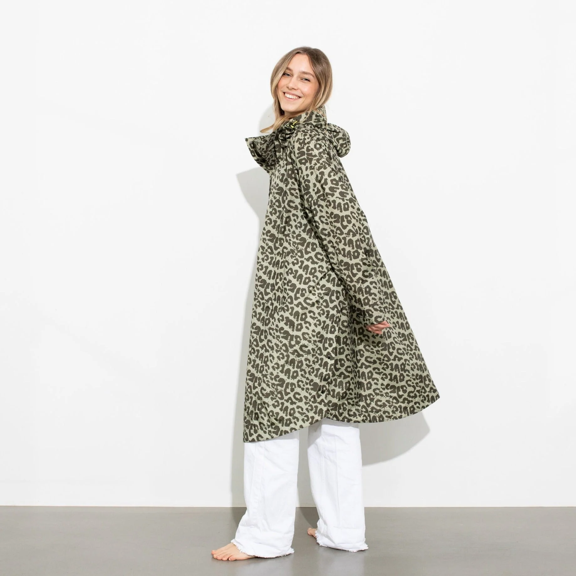 Raincoat leo splashes olive/pale olive - Image 5