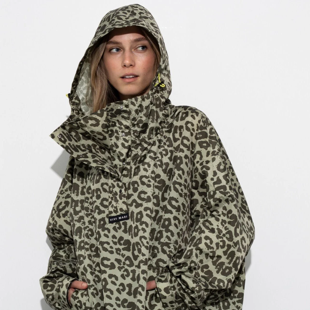 Raincoat leo splashes olive/pale olive - Image 8