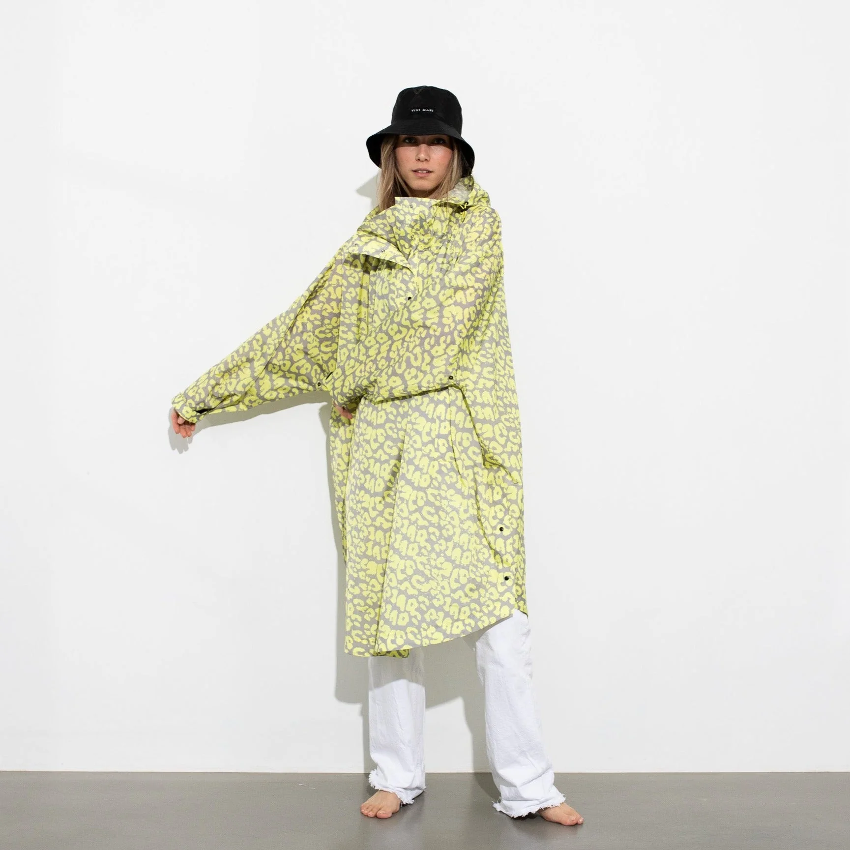 Raincoat leo splashes yellow/grey - Image 20