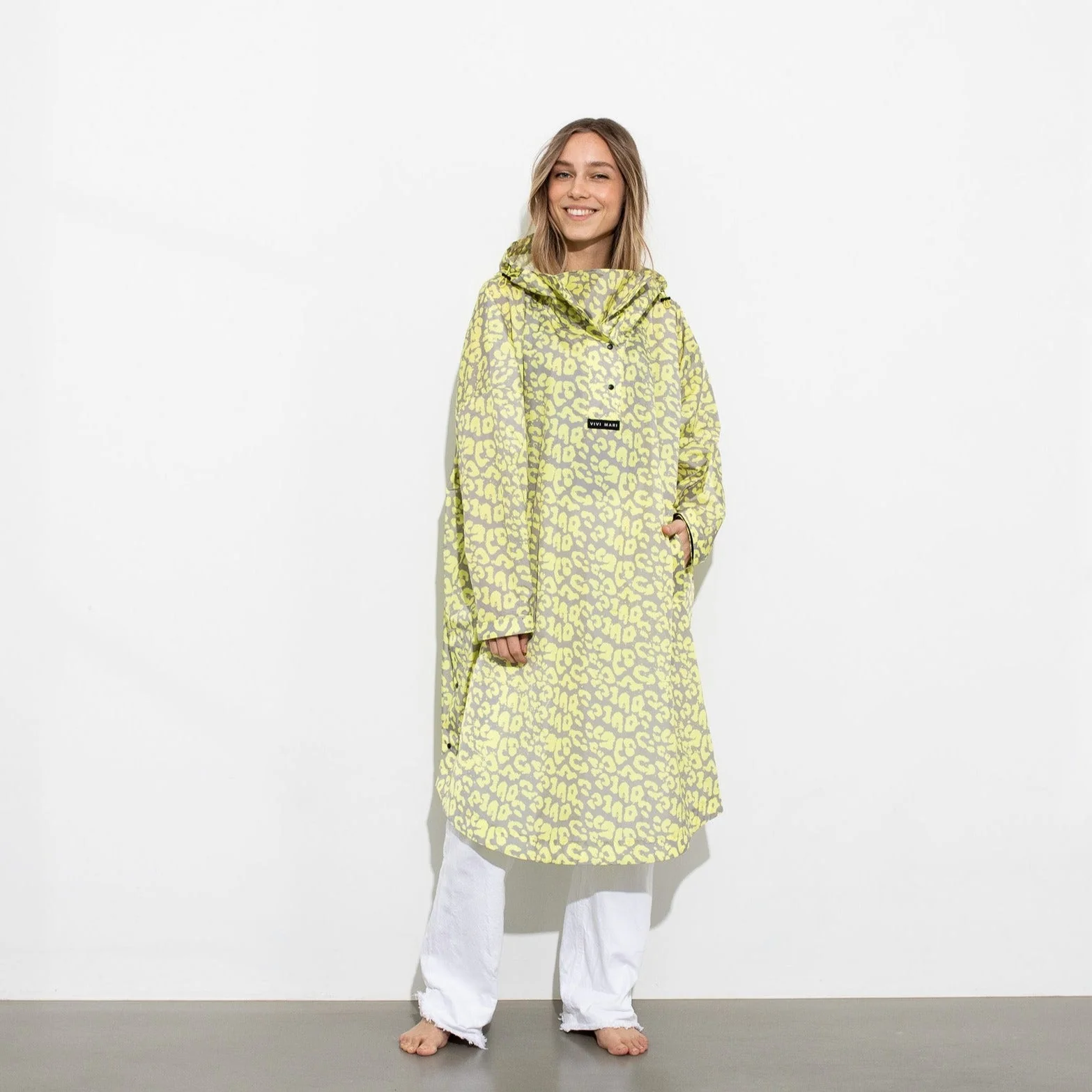 Raincoat leo splashes yellow/grey - Image 21