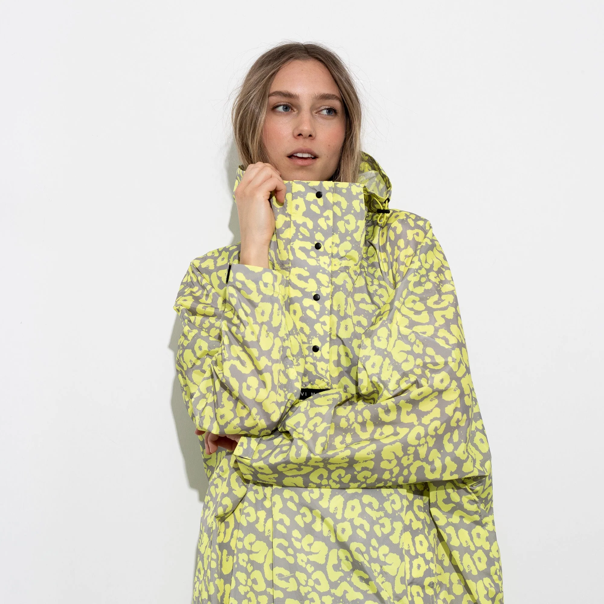 Raincoat leo splashes yellow/grey - Image 22