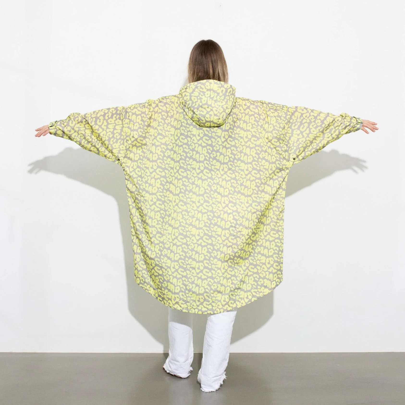 Raincoat leo splashes yellow/grey - Image 6