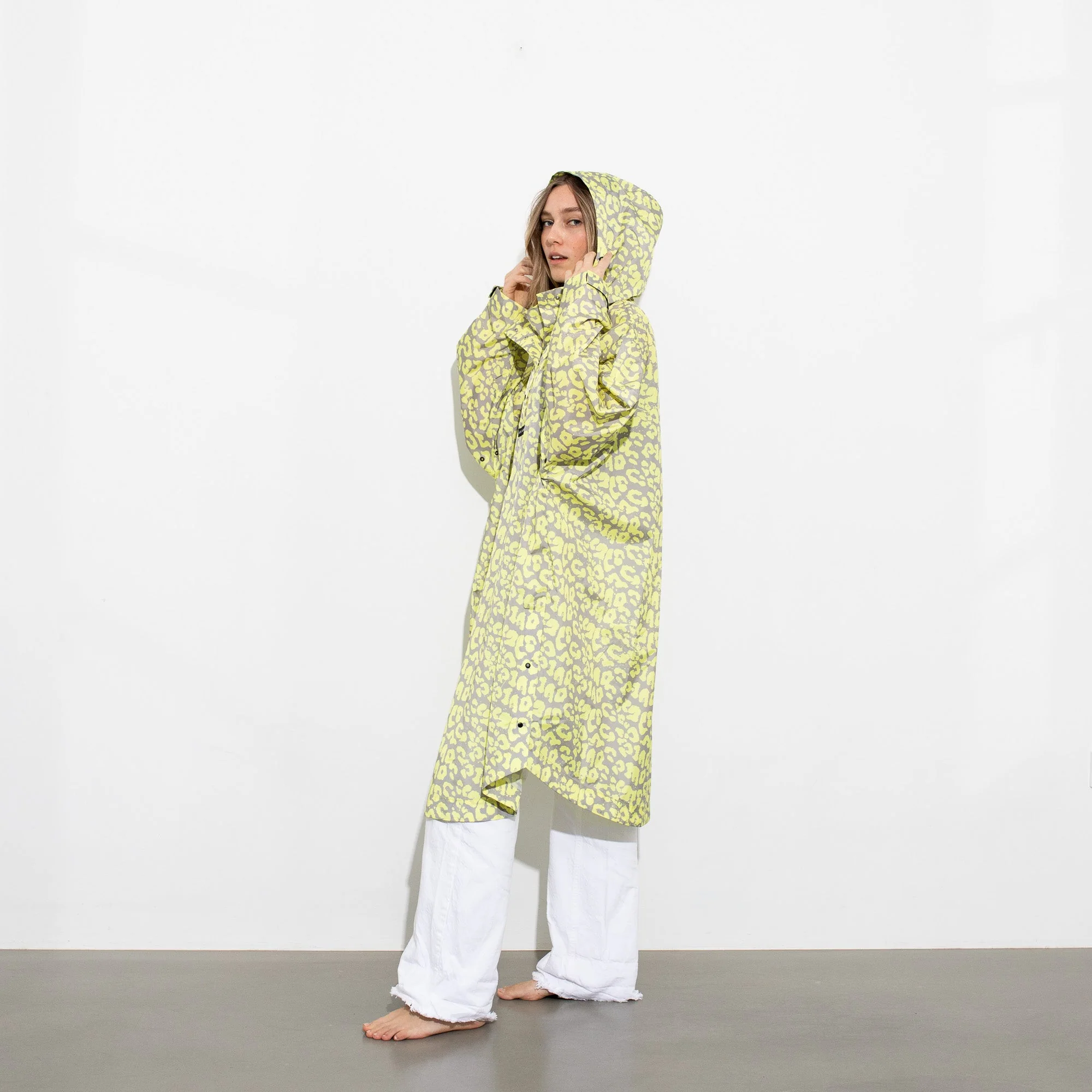Raincoat leo splashes yellow/grey - Image 8