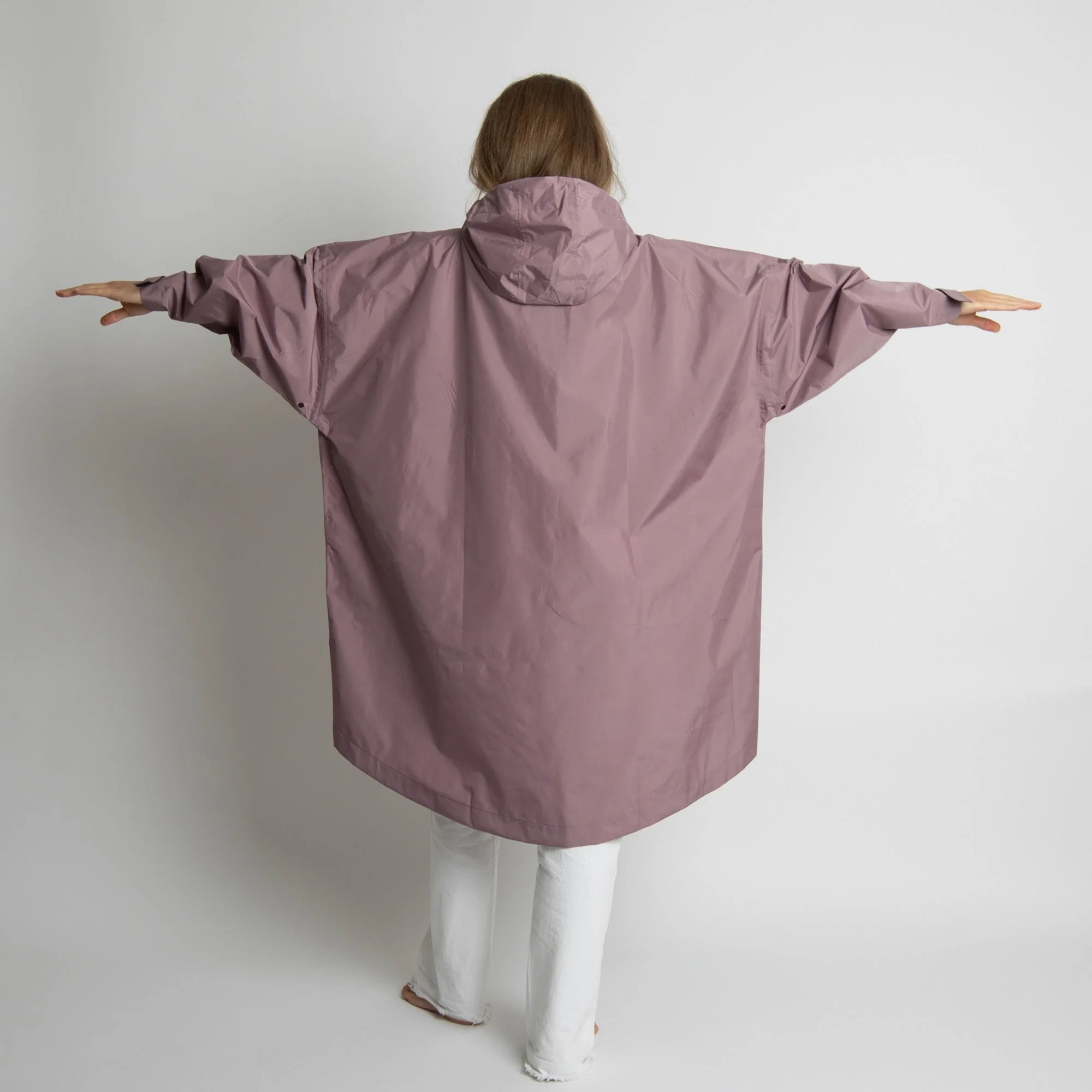 Raincoat solid ash plum - Image 18