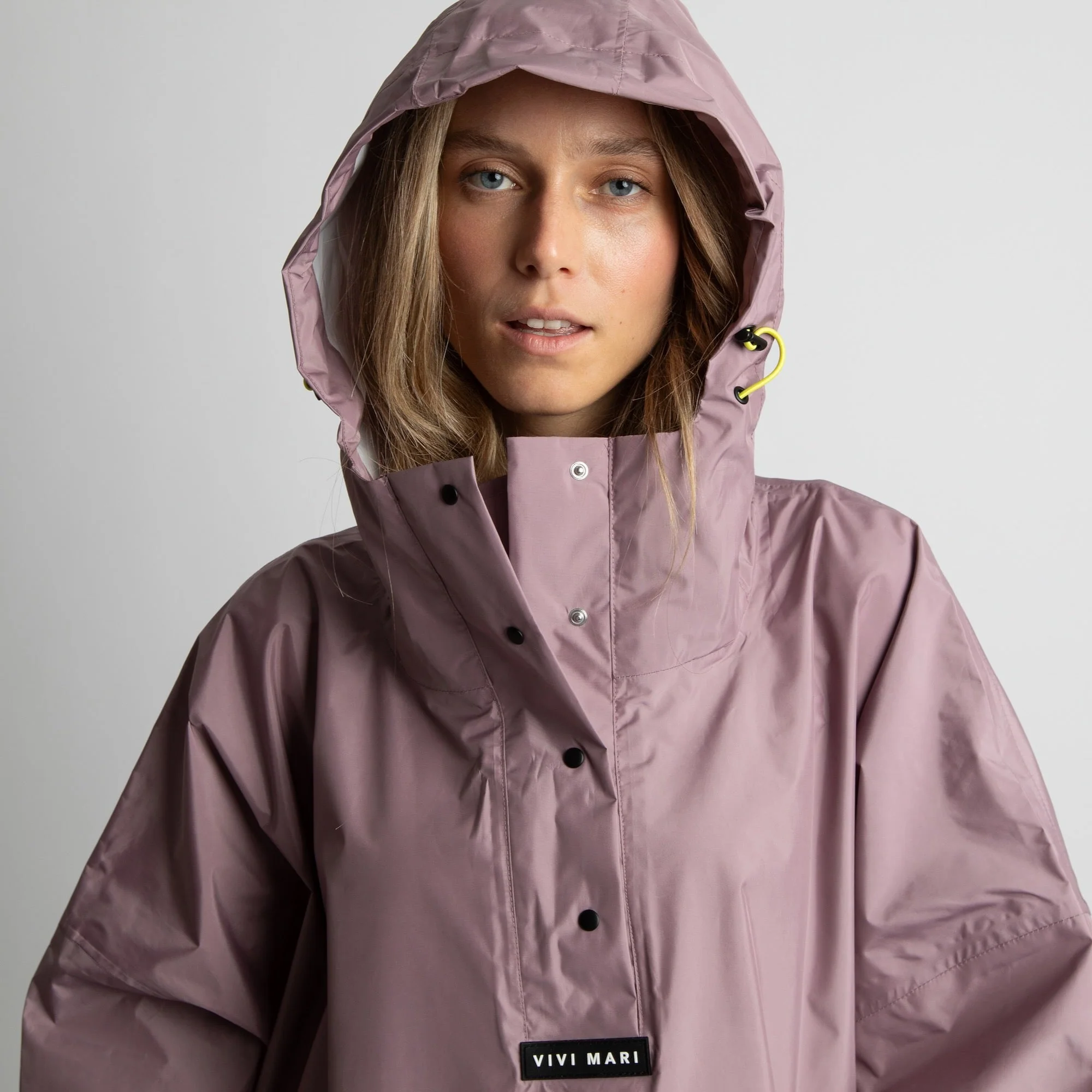 Raincoat solid ash plum - Image 20