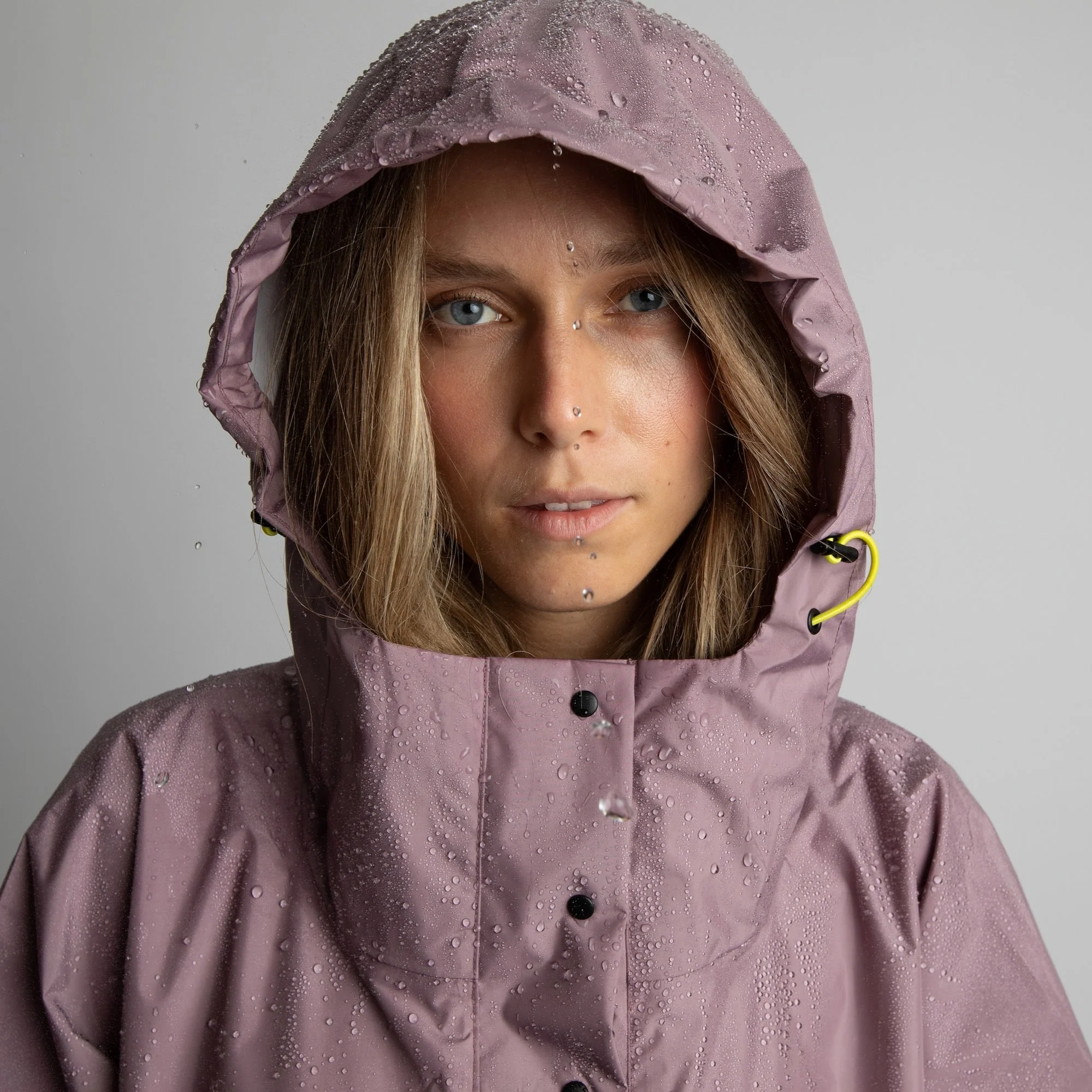 Raincoat solid ash plum - Image 3