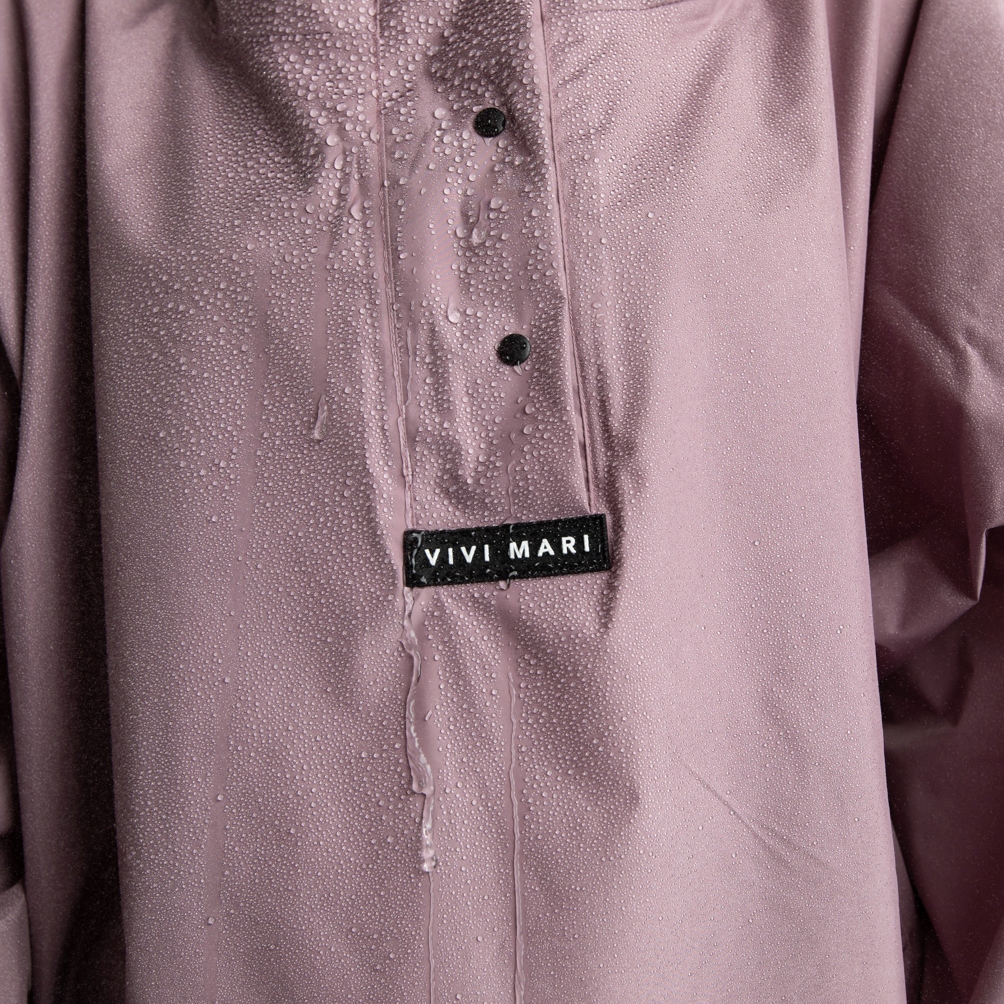 Raincoat solid ash plum - Image 6