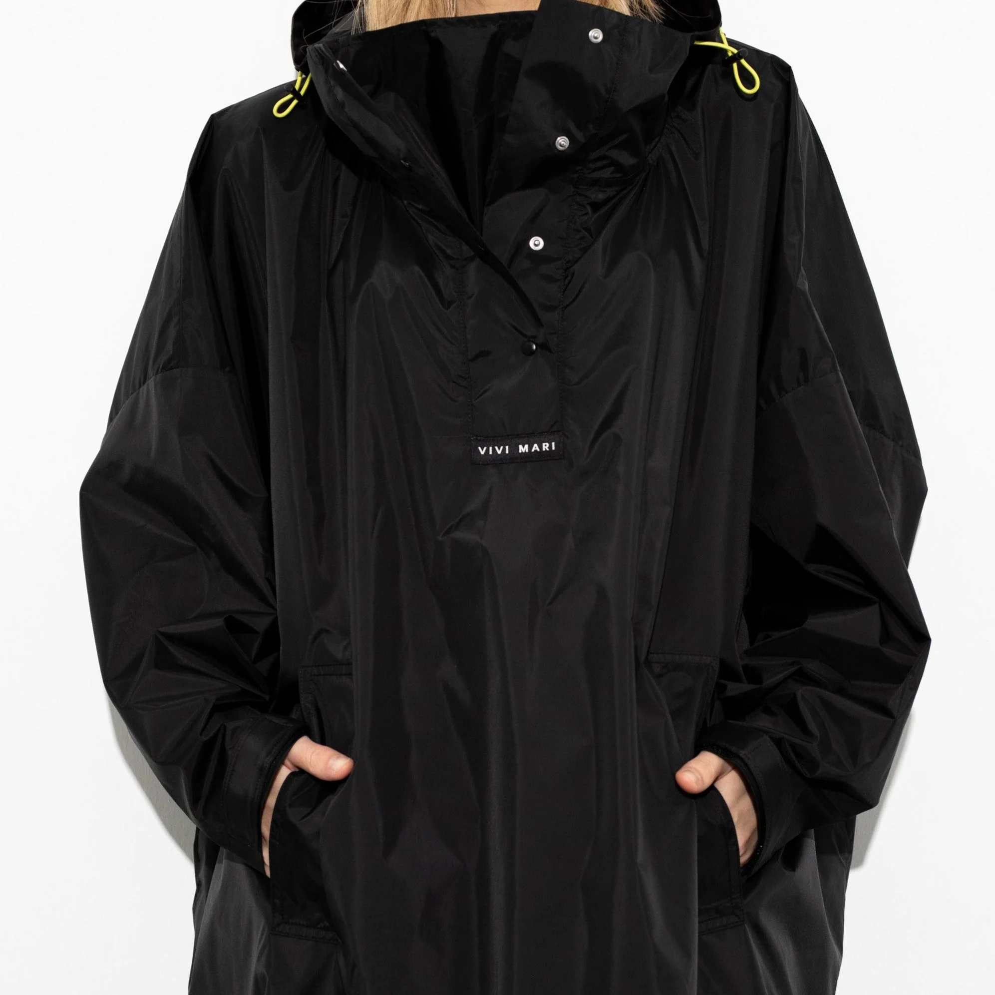 Raincoat solid black - Image 12