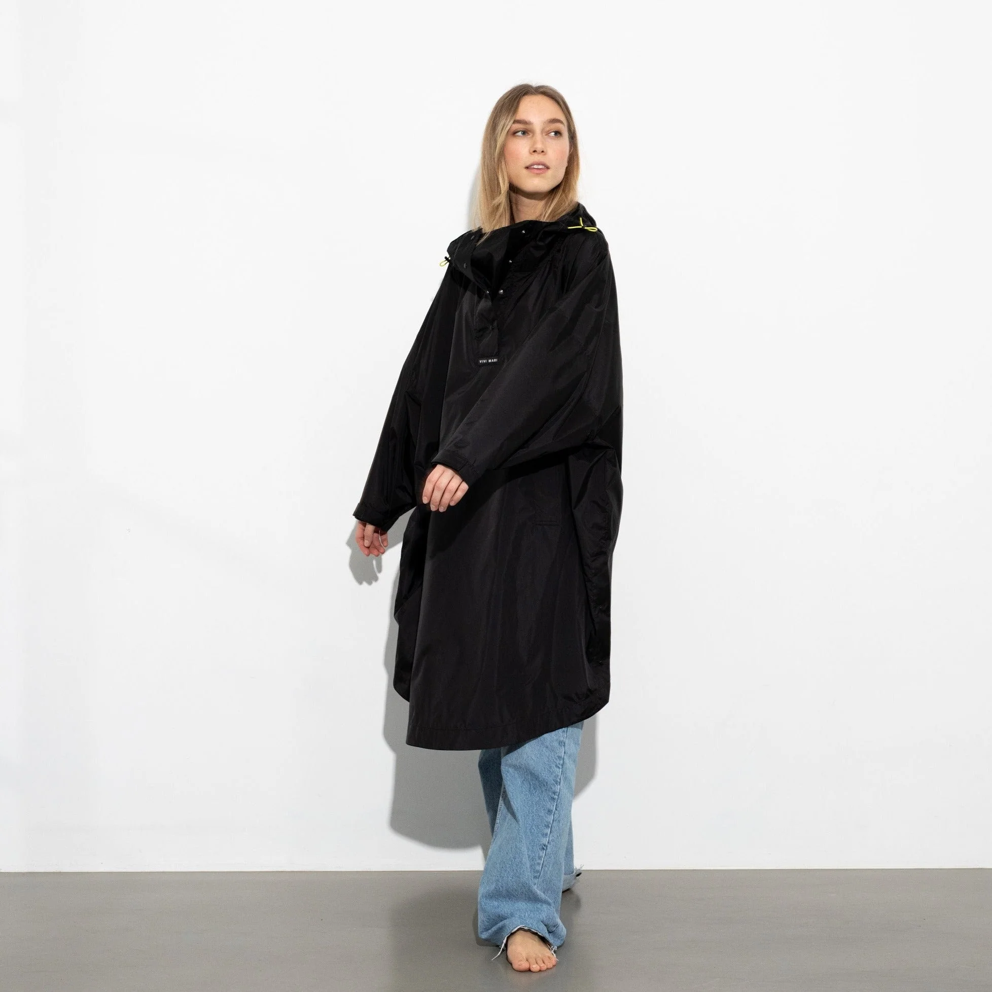 Raincoat solid black - Image 13