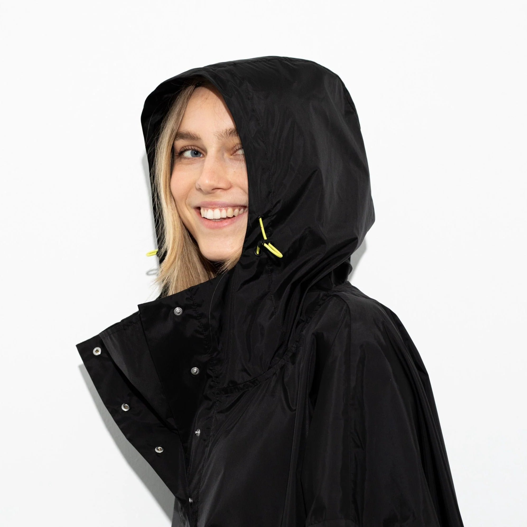 Raincoat solid black - Image 16