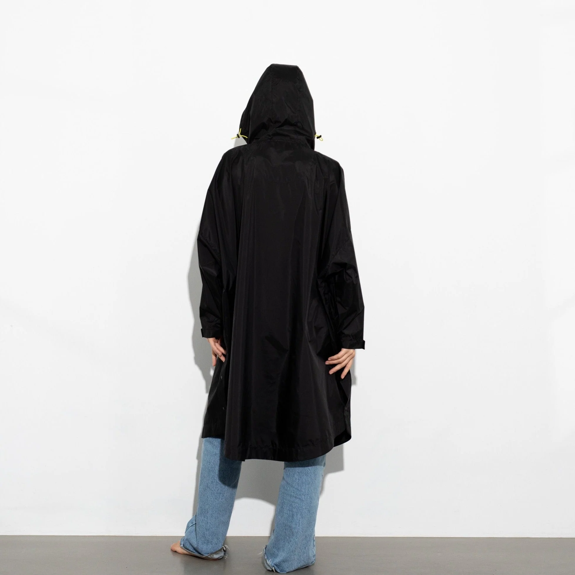 Raincoat solid black - Image 17