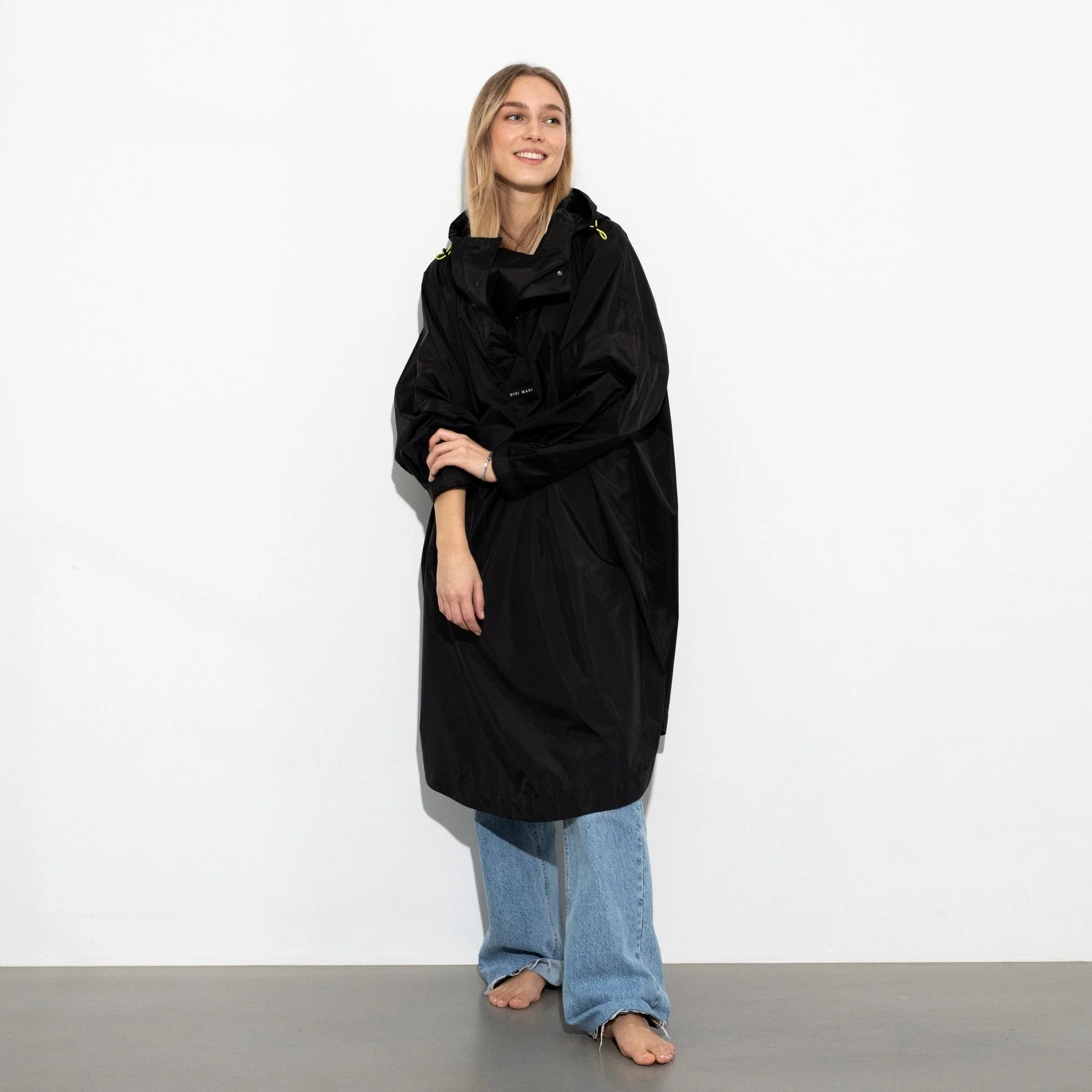 Raincoat solid black - Image 4