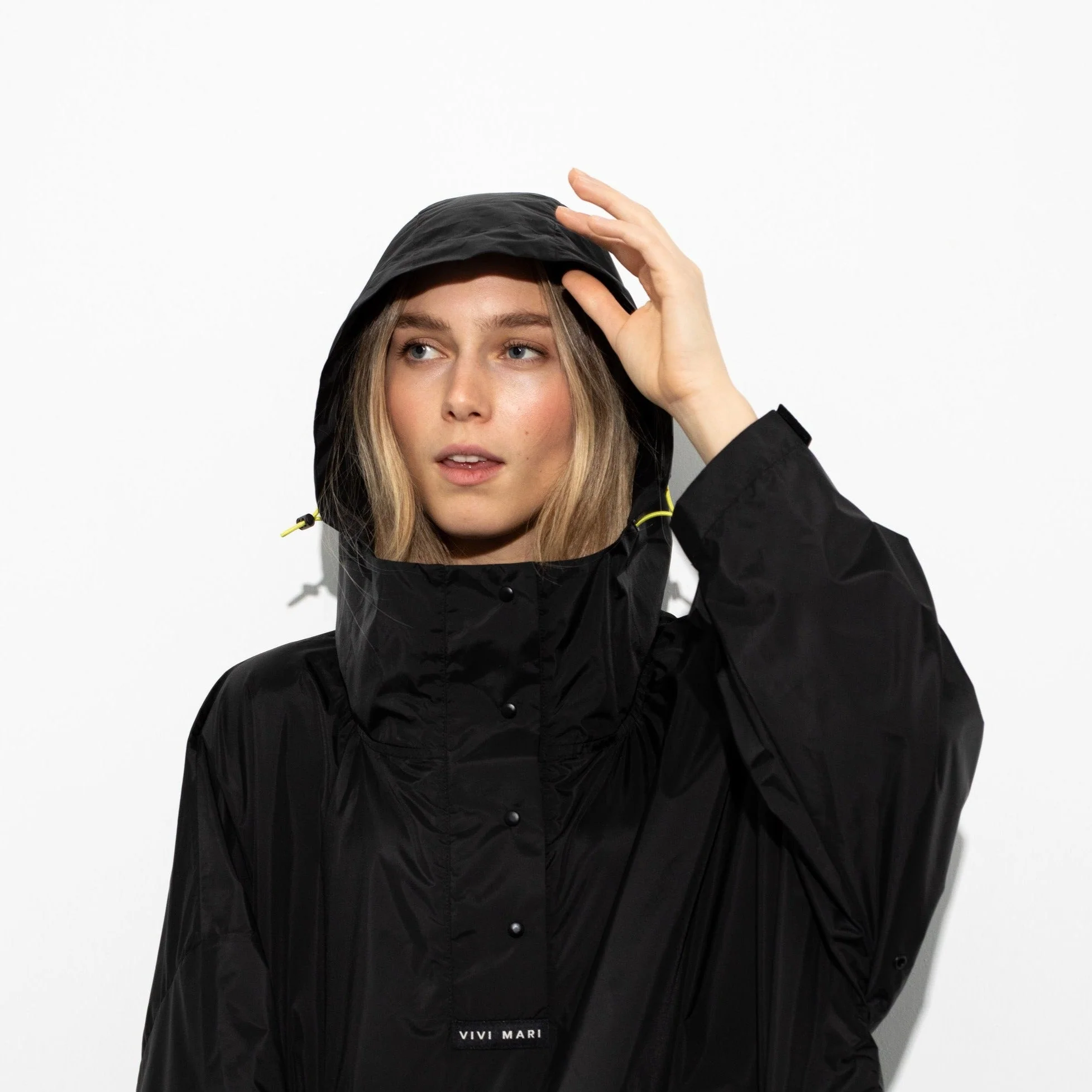Raincoat solid black - Image 5