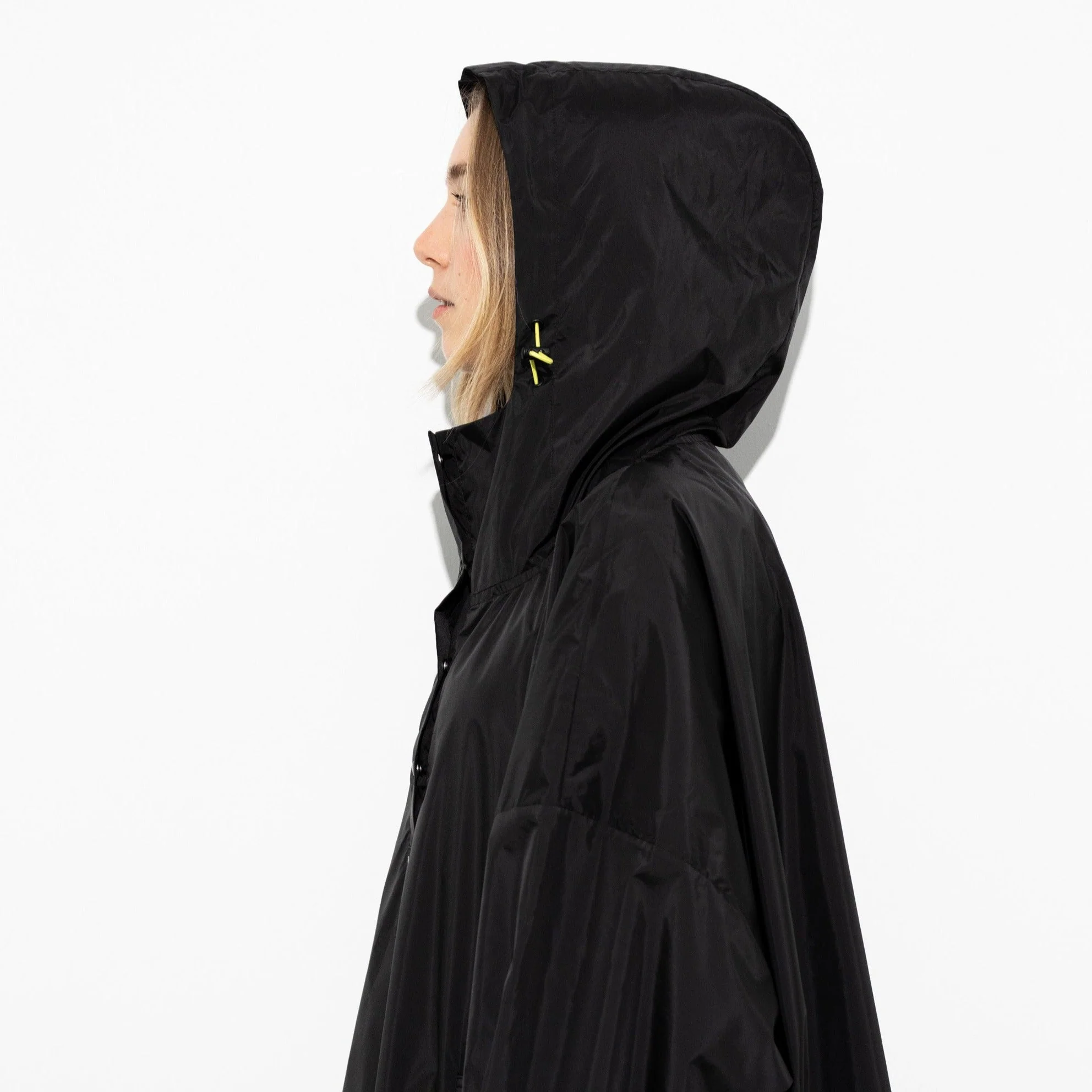 Raincoat solid black - Image 9