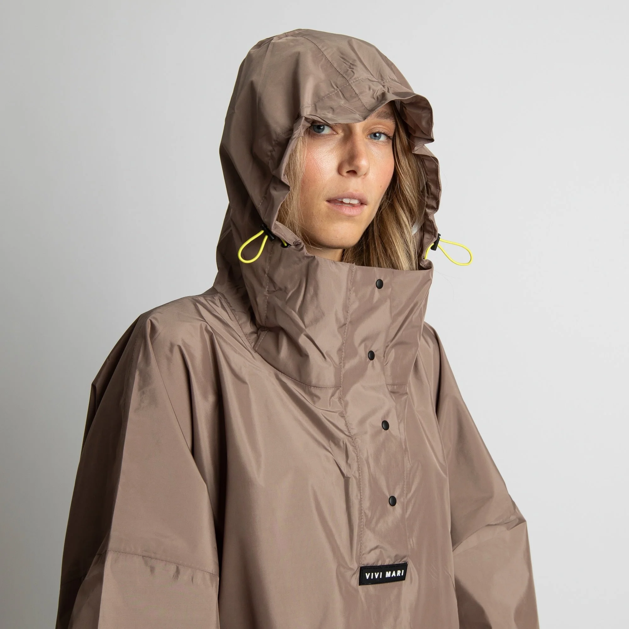 Raincoat solid dark mushroom - Image 10