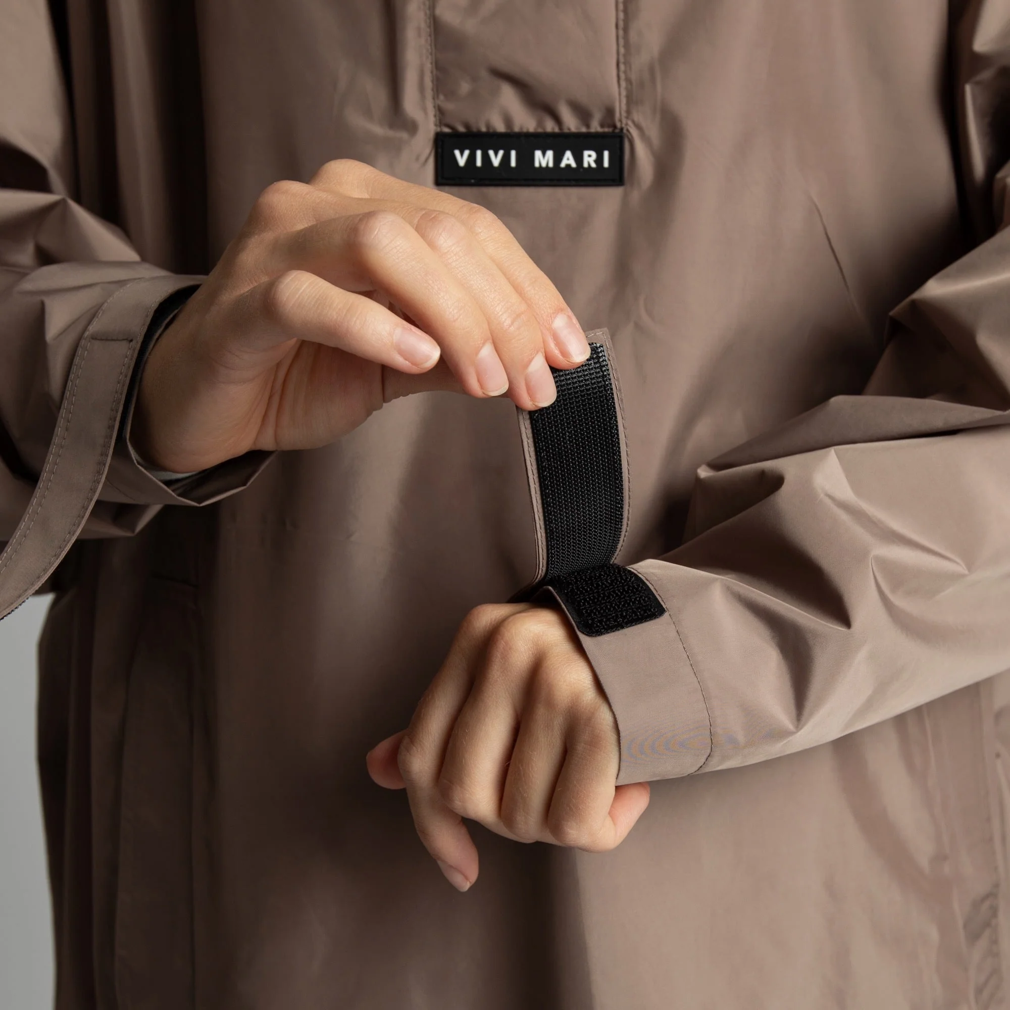 Raincoat solid dark mushroom - Image 11