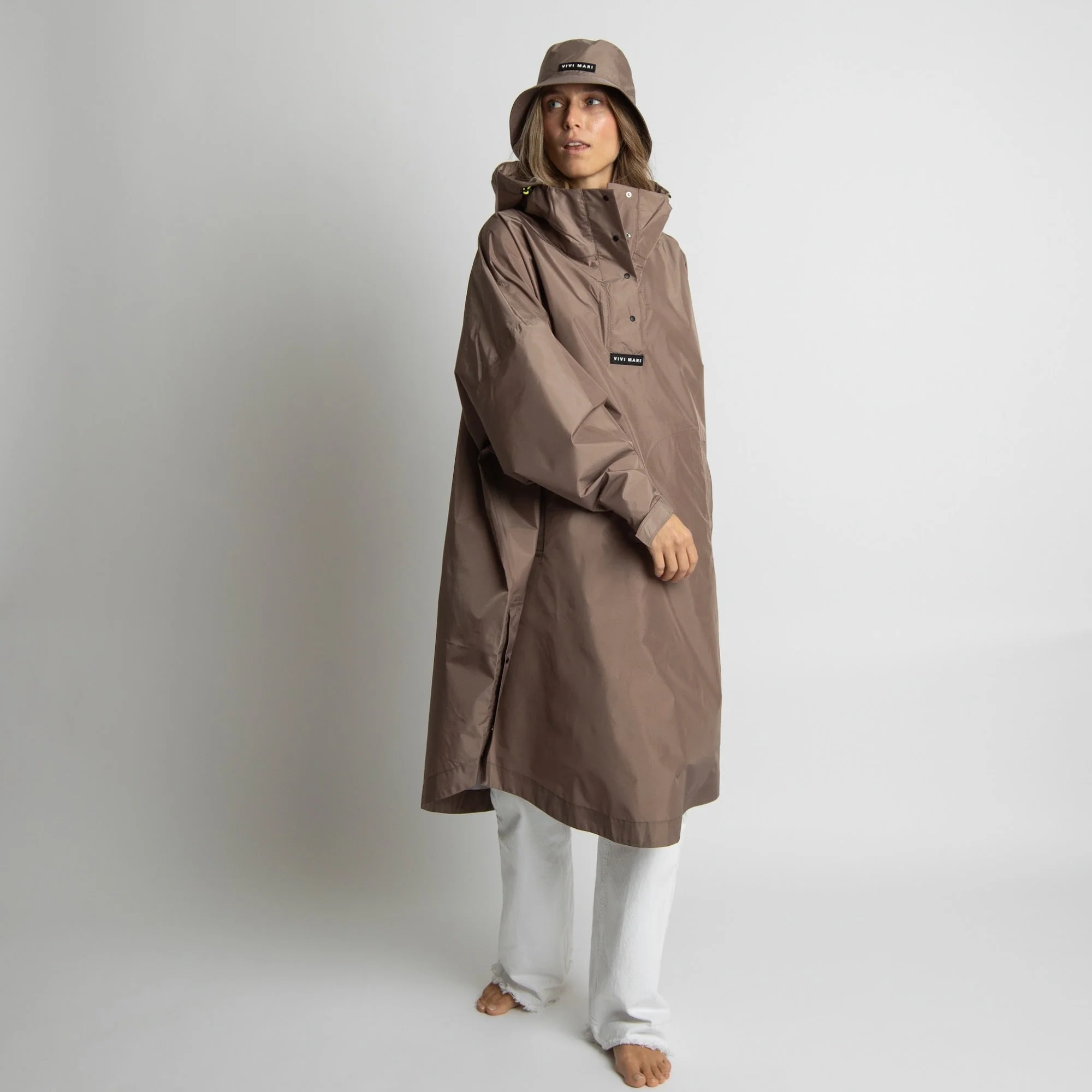 Raincoat solid dark mushroom - Image 12