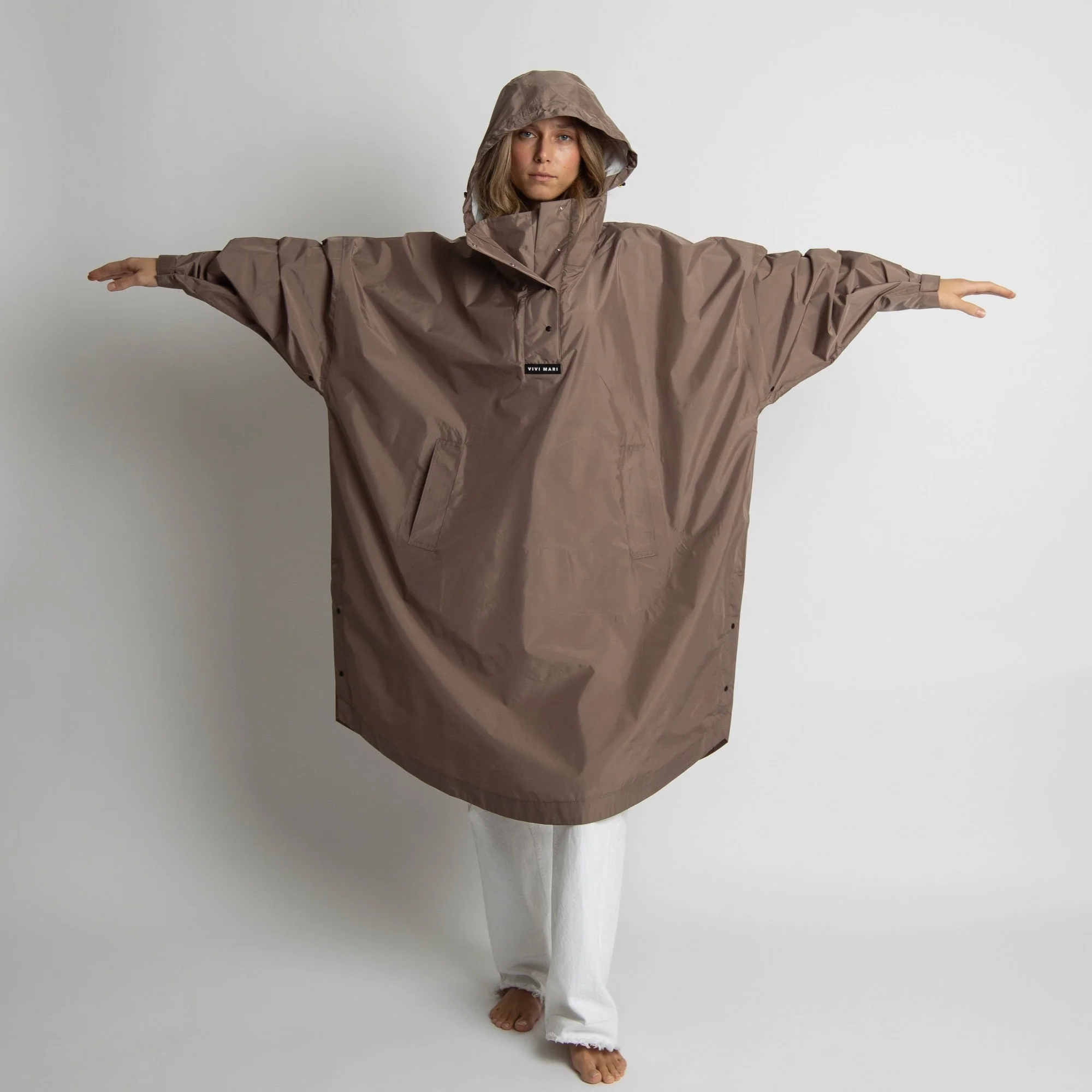 Raincoat solid dark mushroom - Image 14