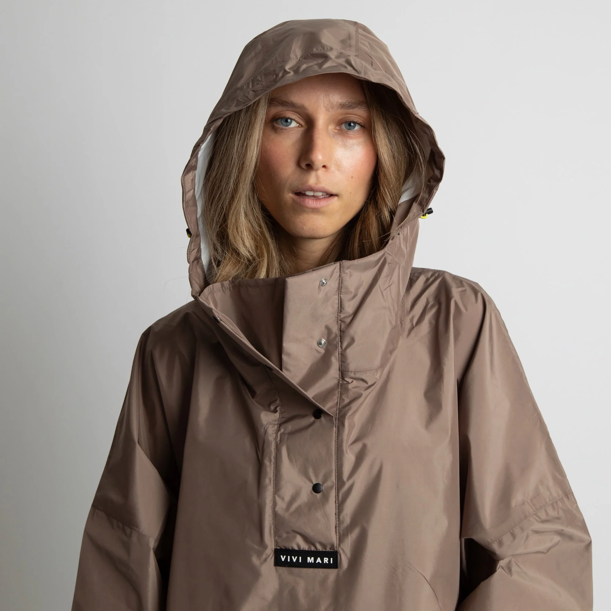 Raincoat solid dark mushroom - Image 3