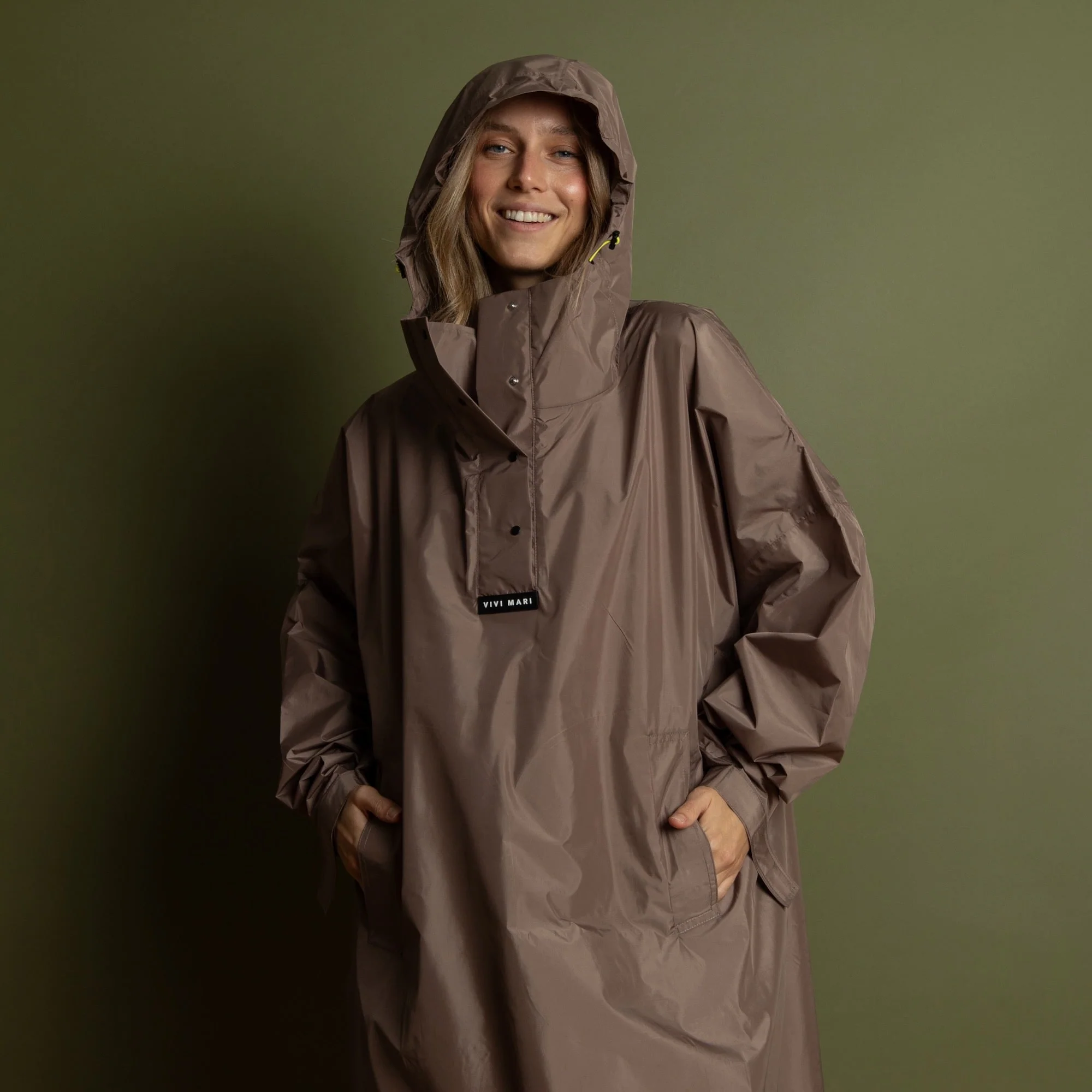 Raincoat solid dark mushroom - Image 5