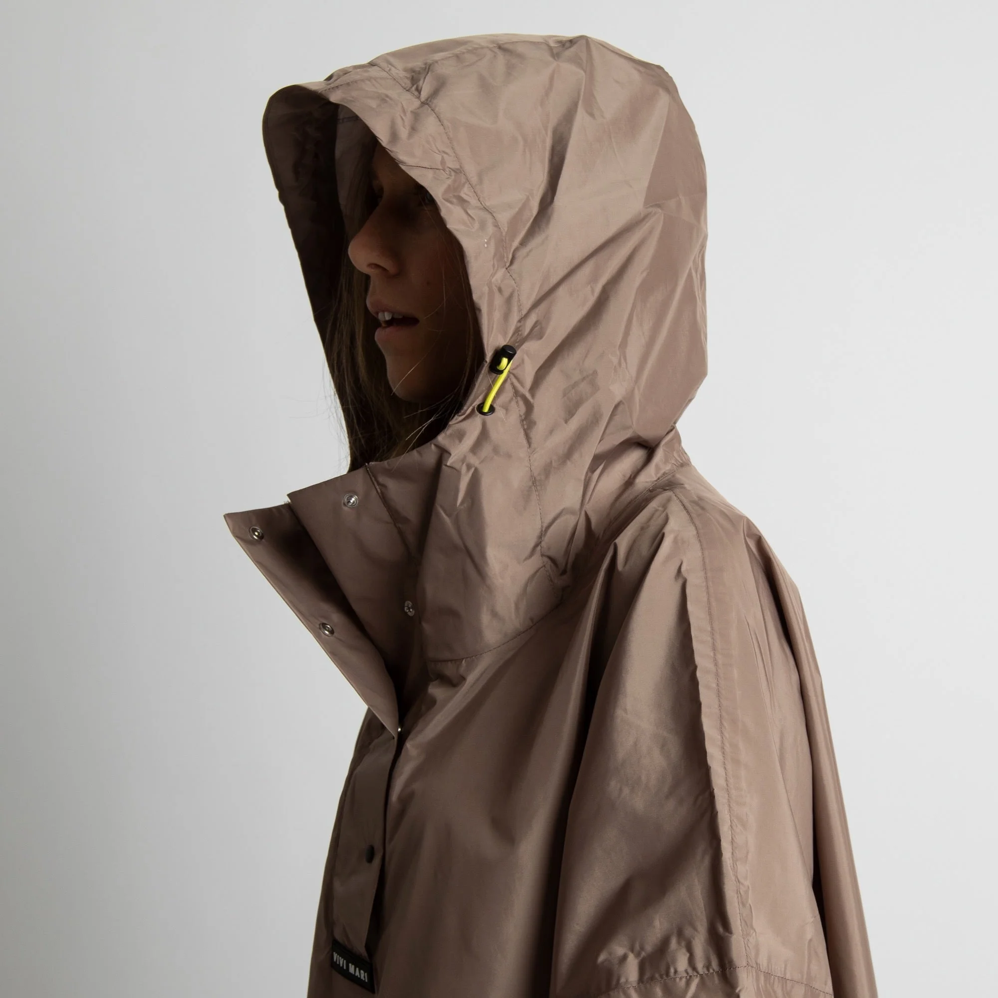 Raincoat solid dark mushroom - Image 6