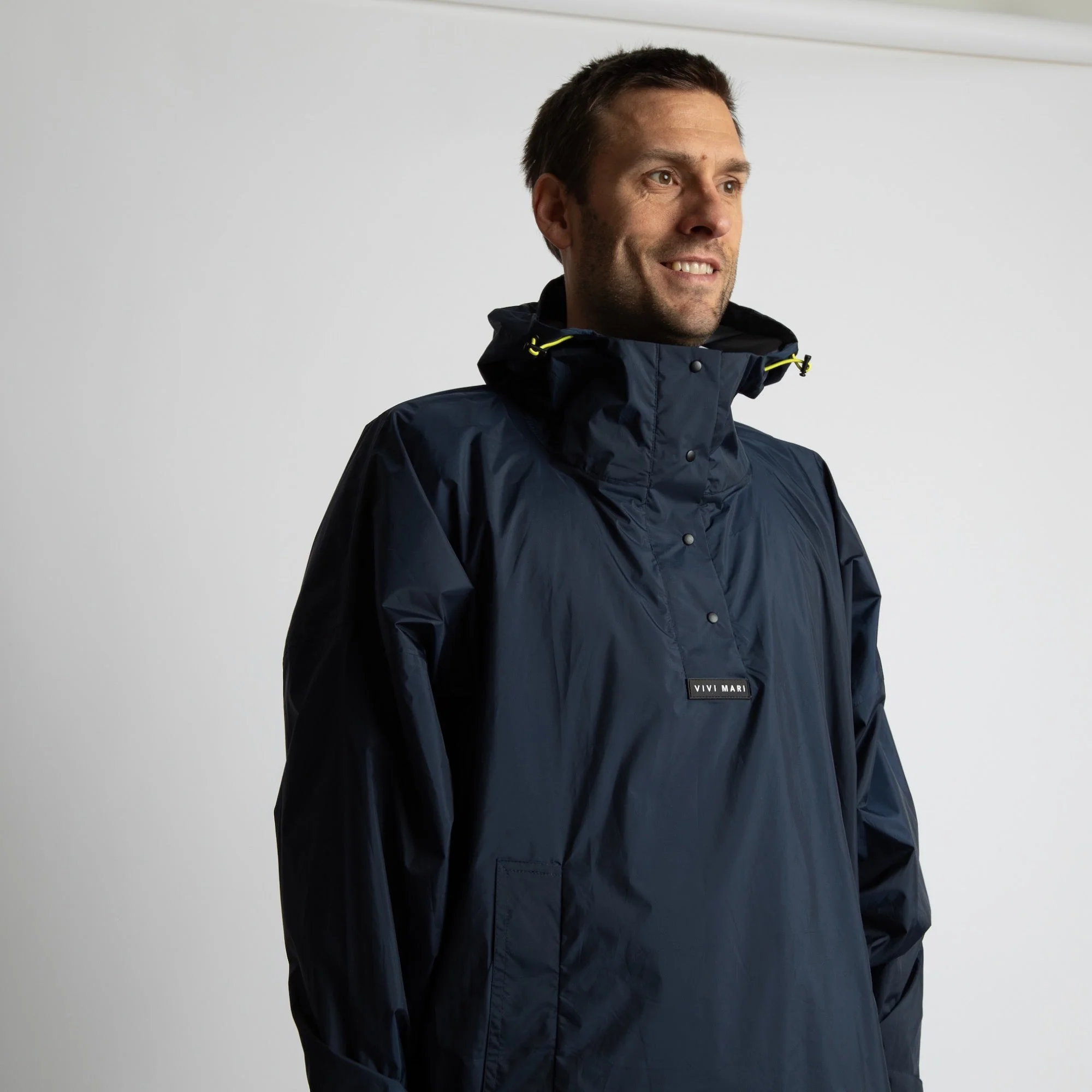 Raincoat solid navy - Image 10