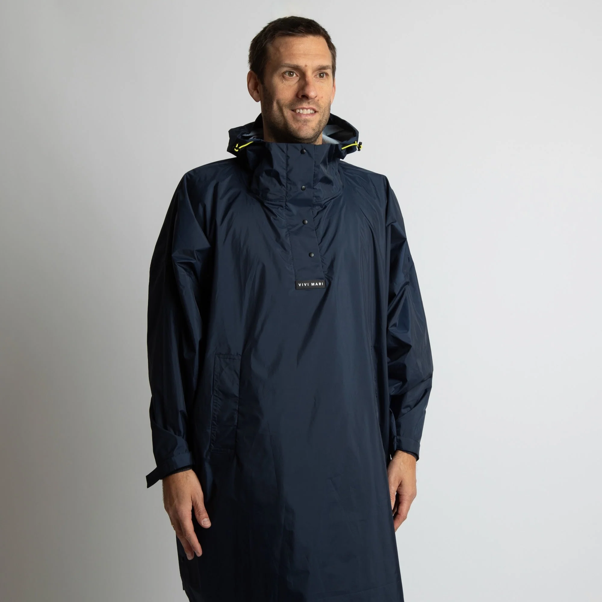 Raincoat solid navy - Image 19