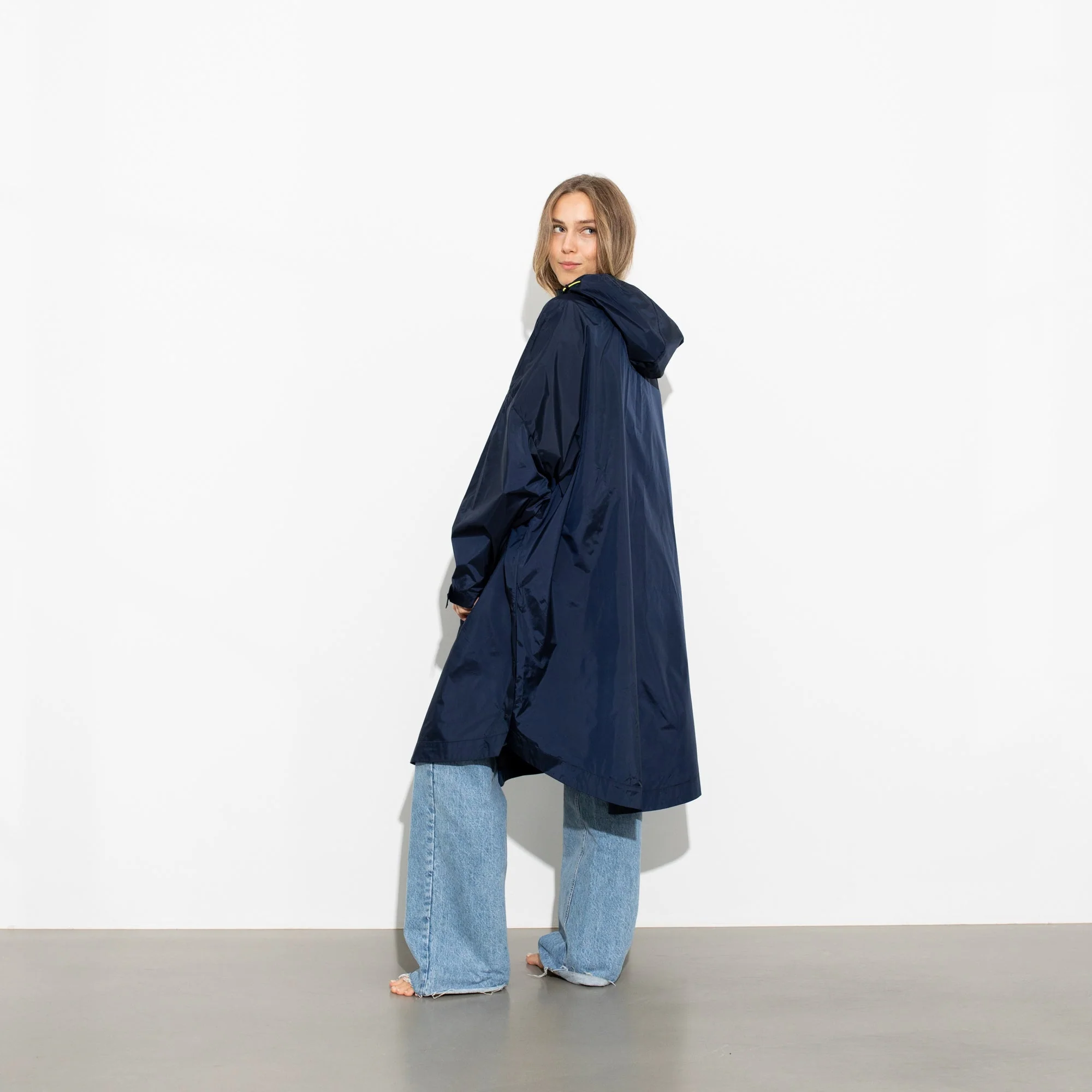 Raincoat solid navy - Image 7