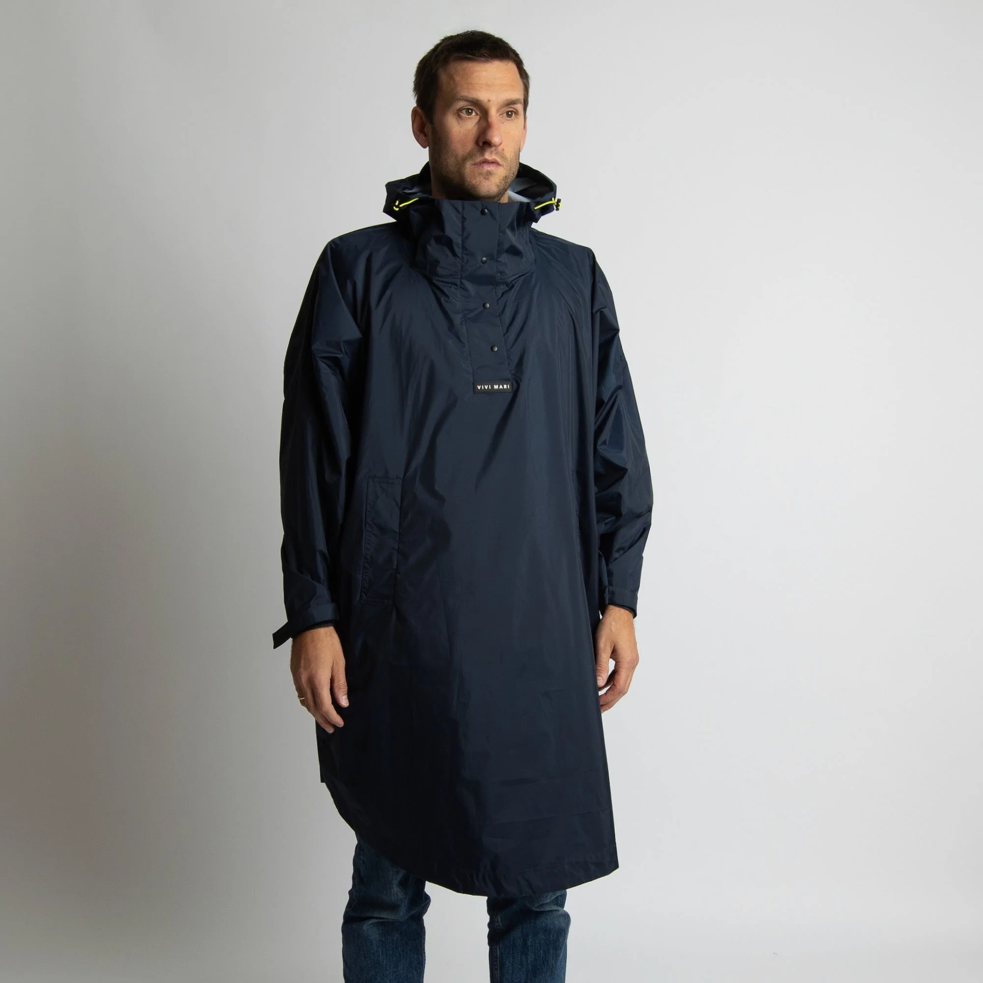 Raincoat solid navy - Image 8