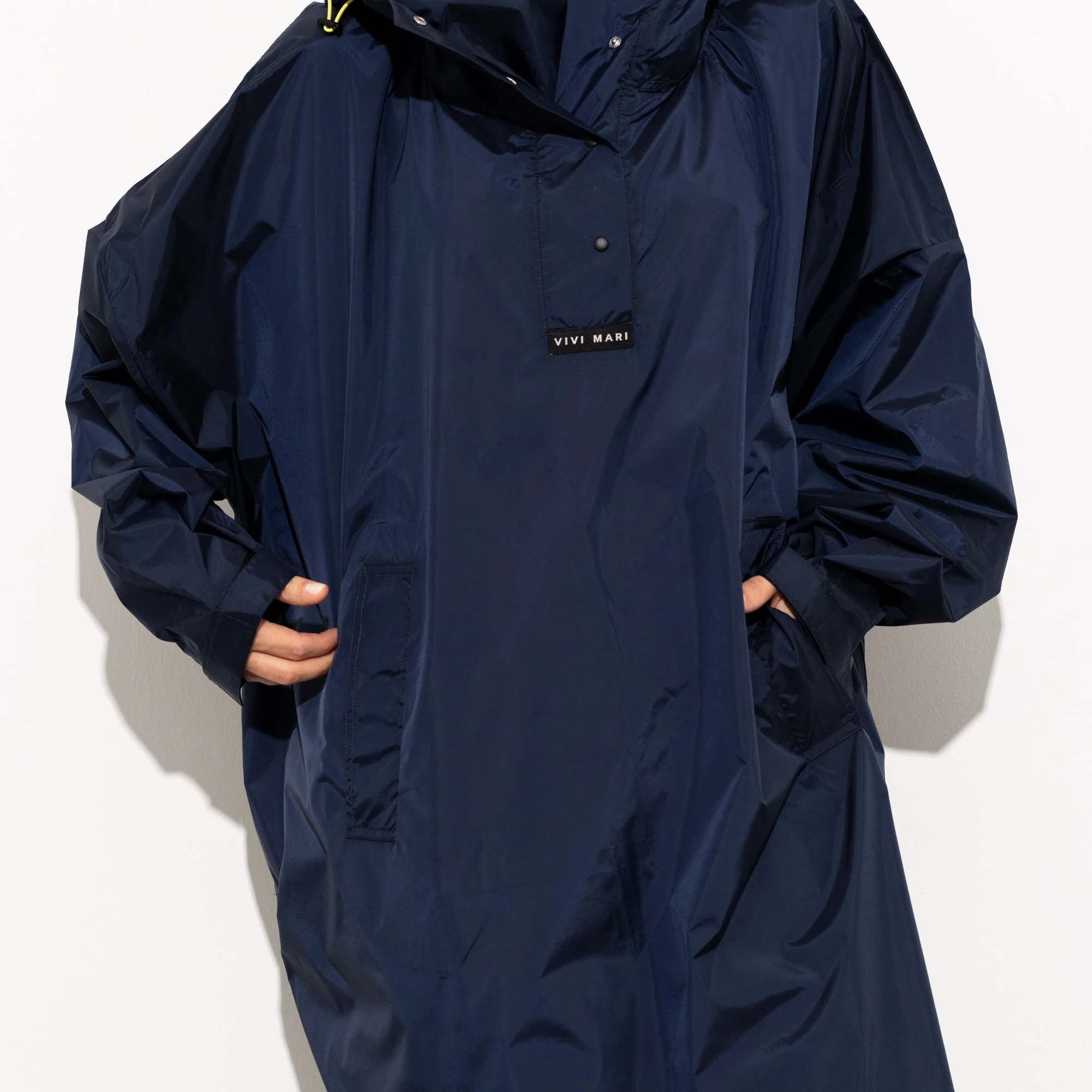 Raincoat solid navy - Image 9