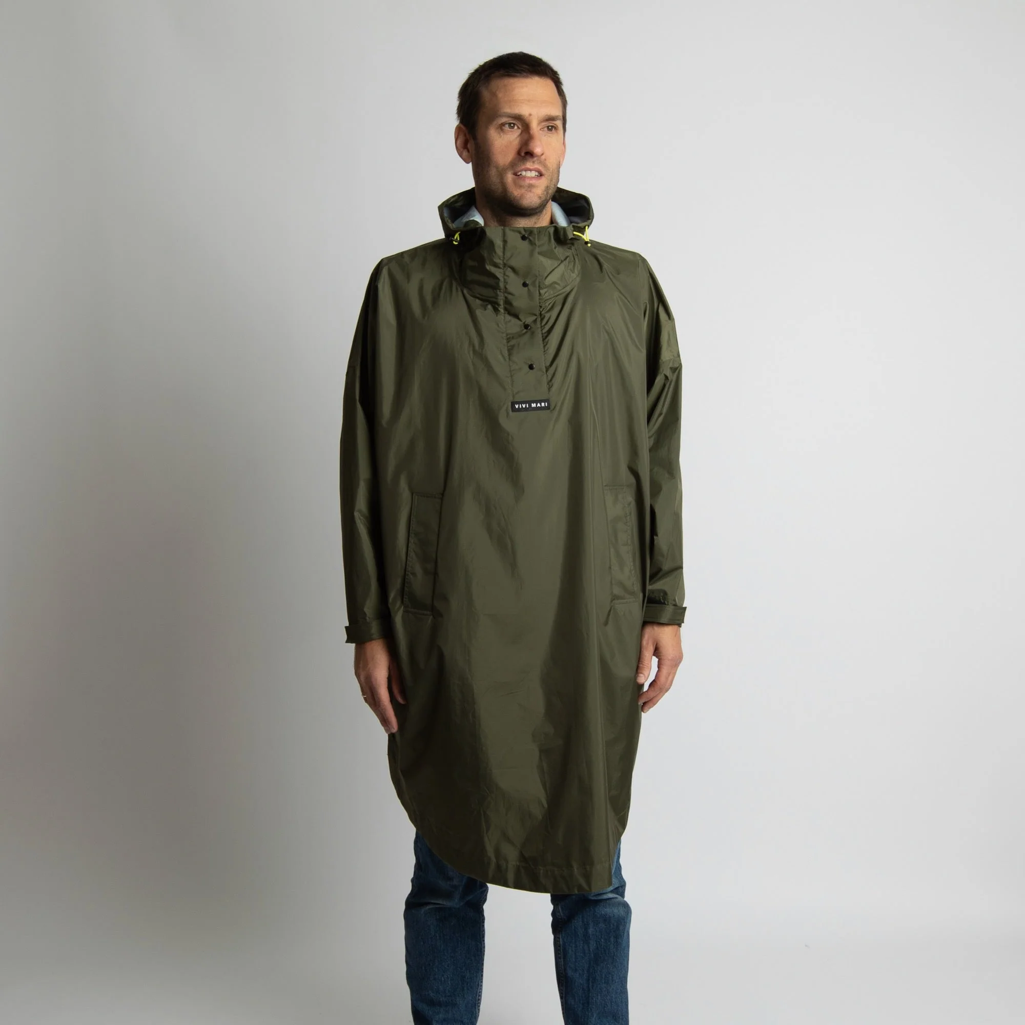 Raincoat solid olive - Image 11