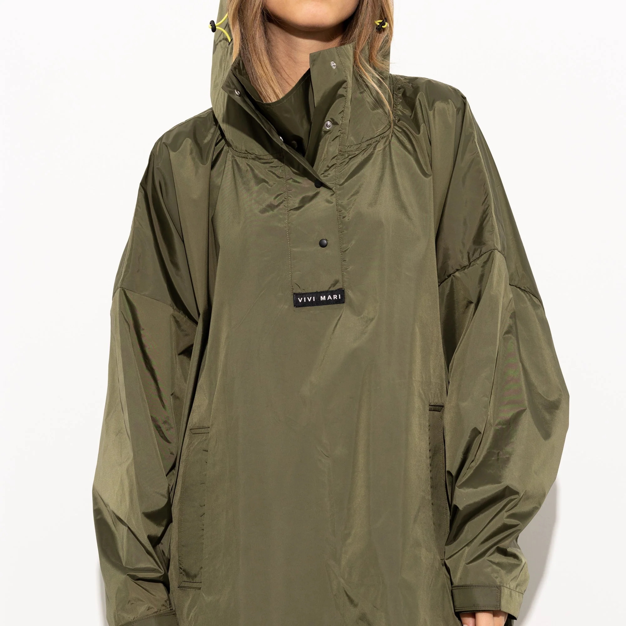 Raincoat solid olive - Image 13