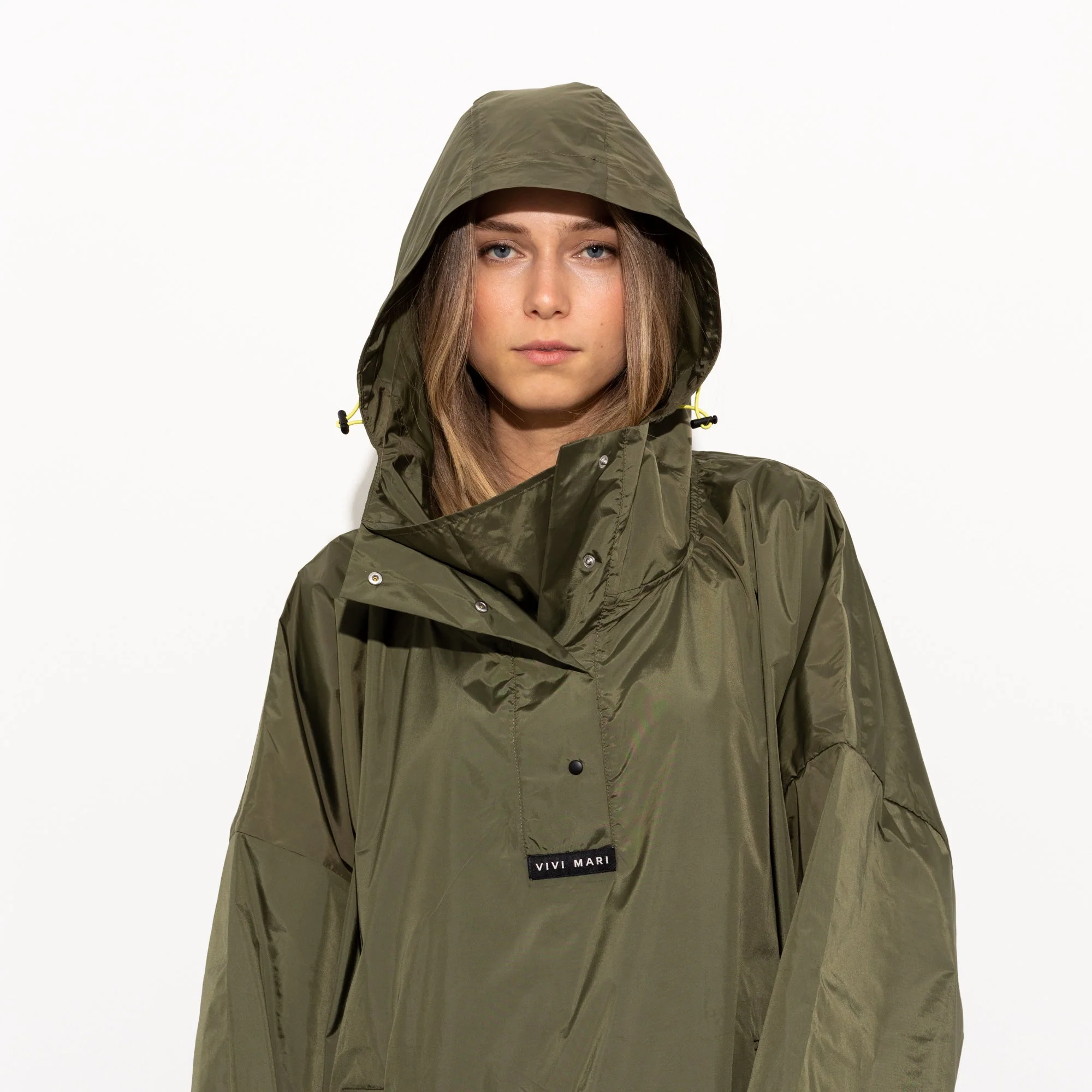 Raincoat solid olive - Image 15