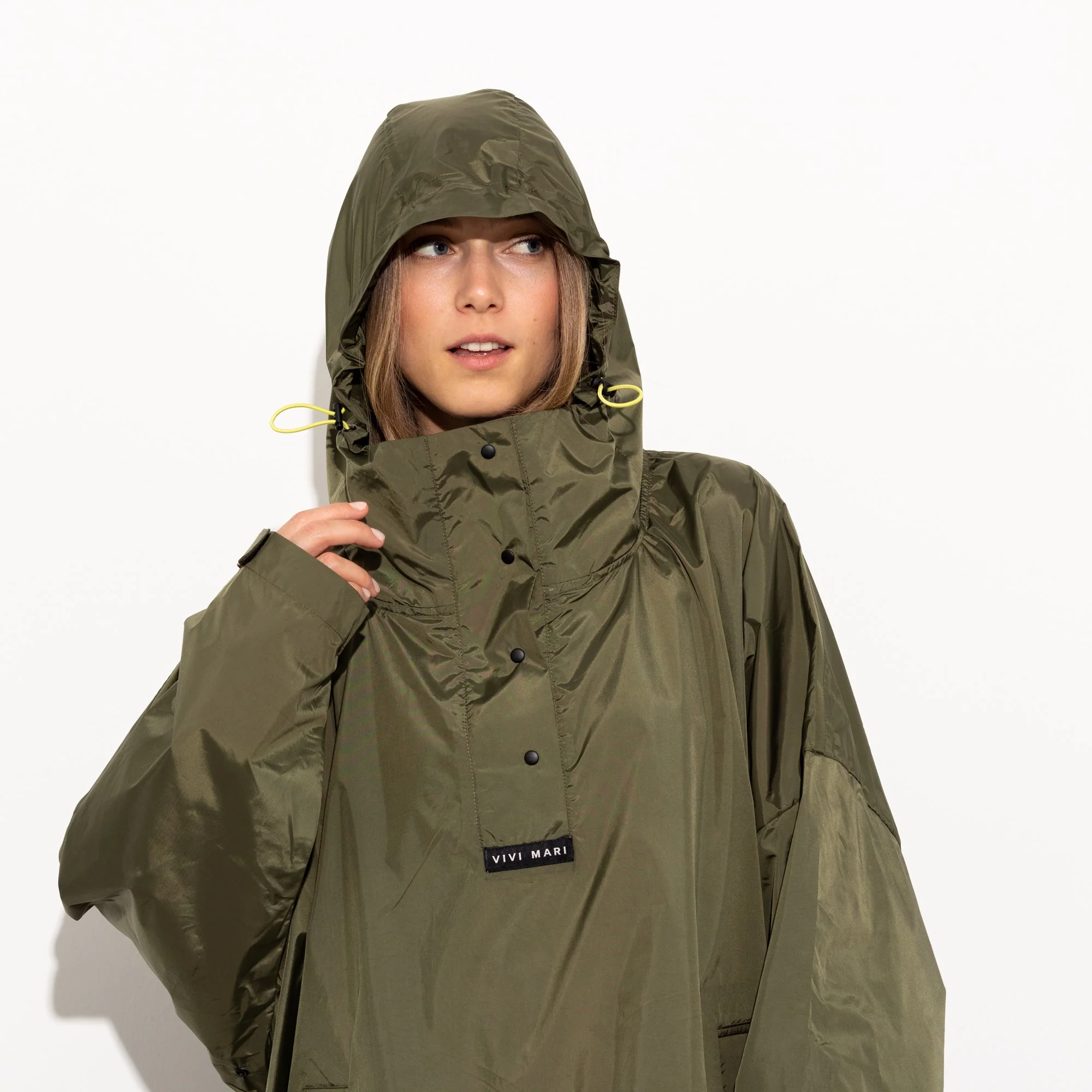 Raincoat solid olive - Image 20