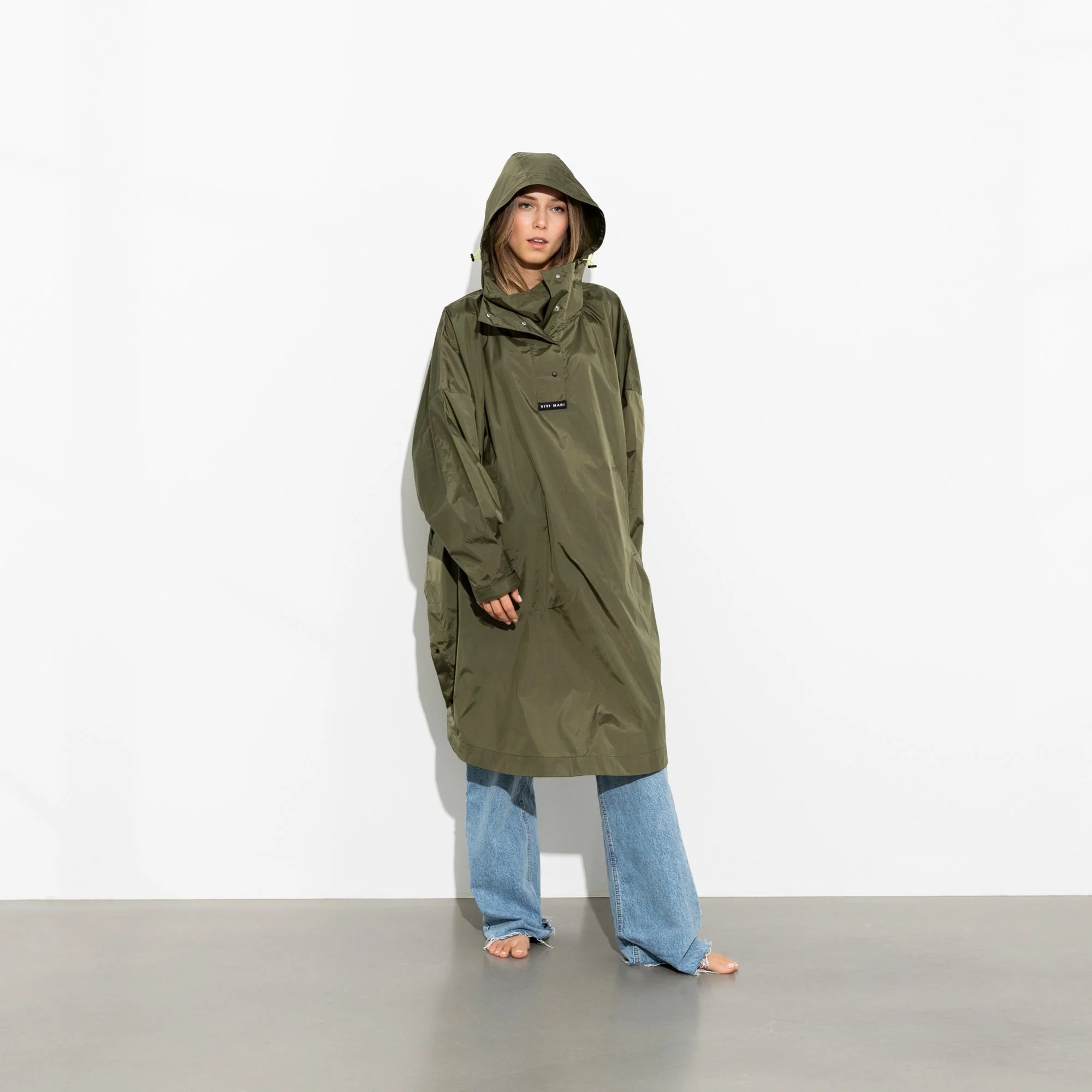 Raincoat solid olive - Image 22