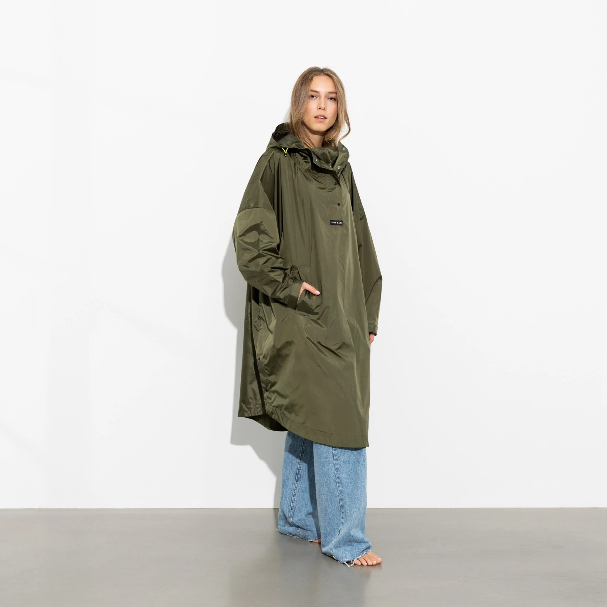 Raincoat solid olive - Image 24