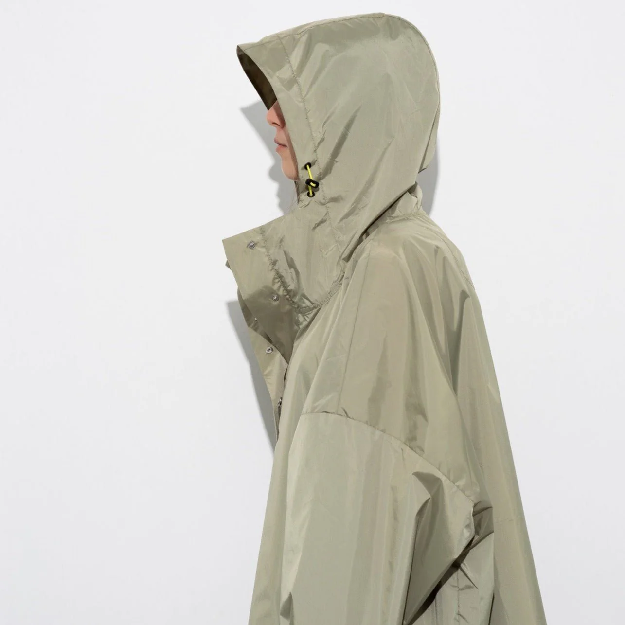 Raincoat solid pale olive - Image 14